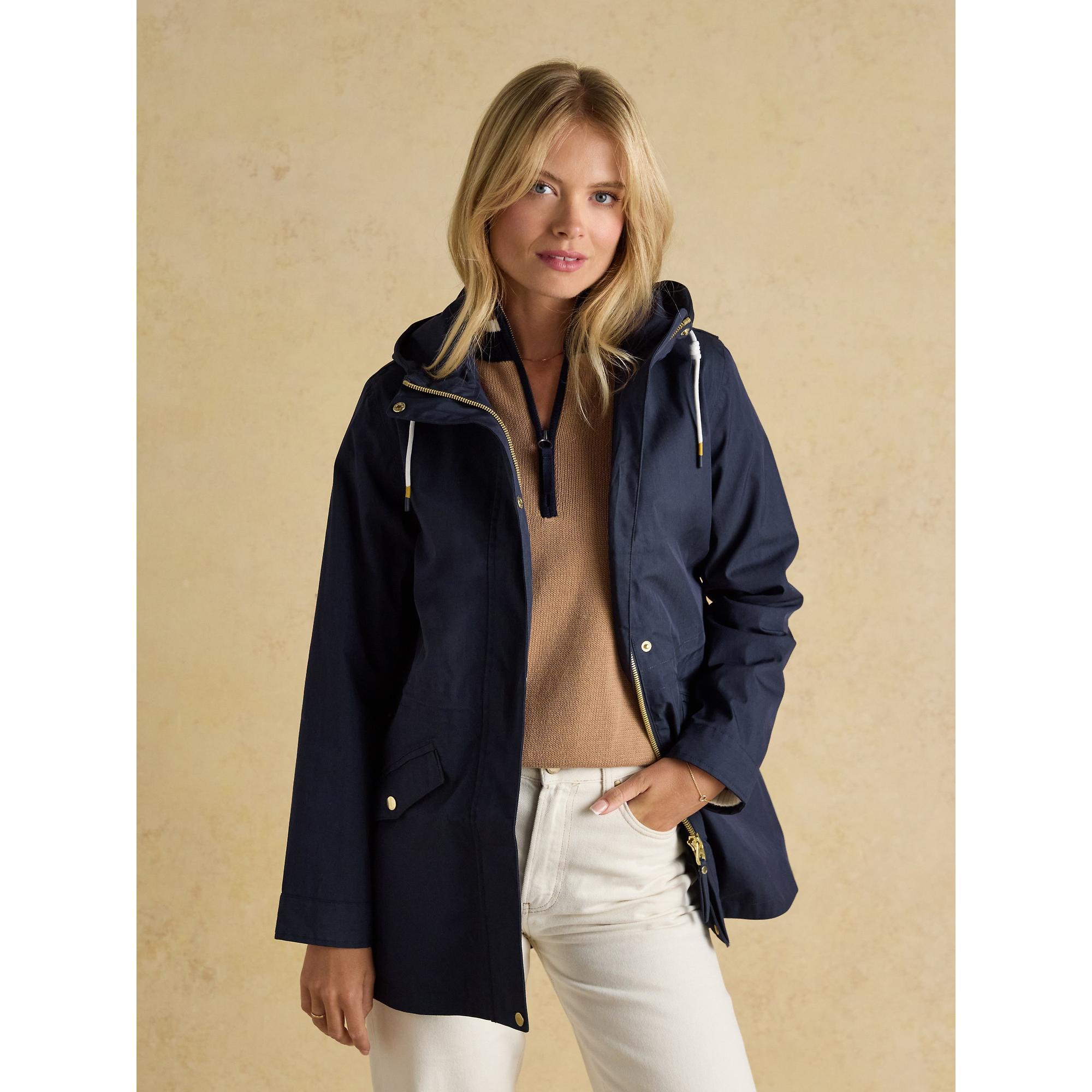 Product image 5 of 10 of Joules Women's Portwell Waterproof Raincoat - Navy Blue