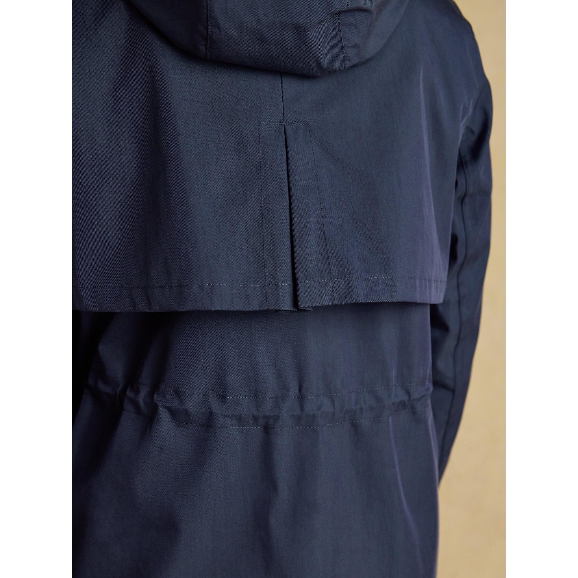 Product image 10 of 11 of Joules Women's Portwell Cosy Fleece Lined Waterproof Raincoat - Navy