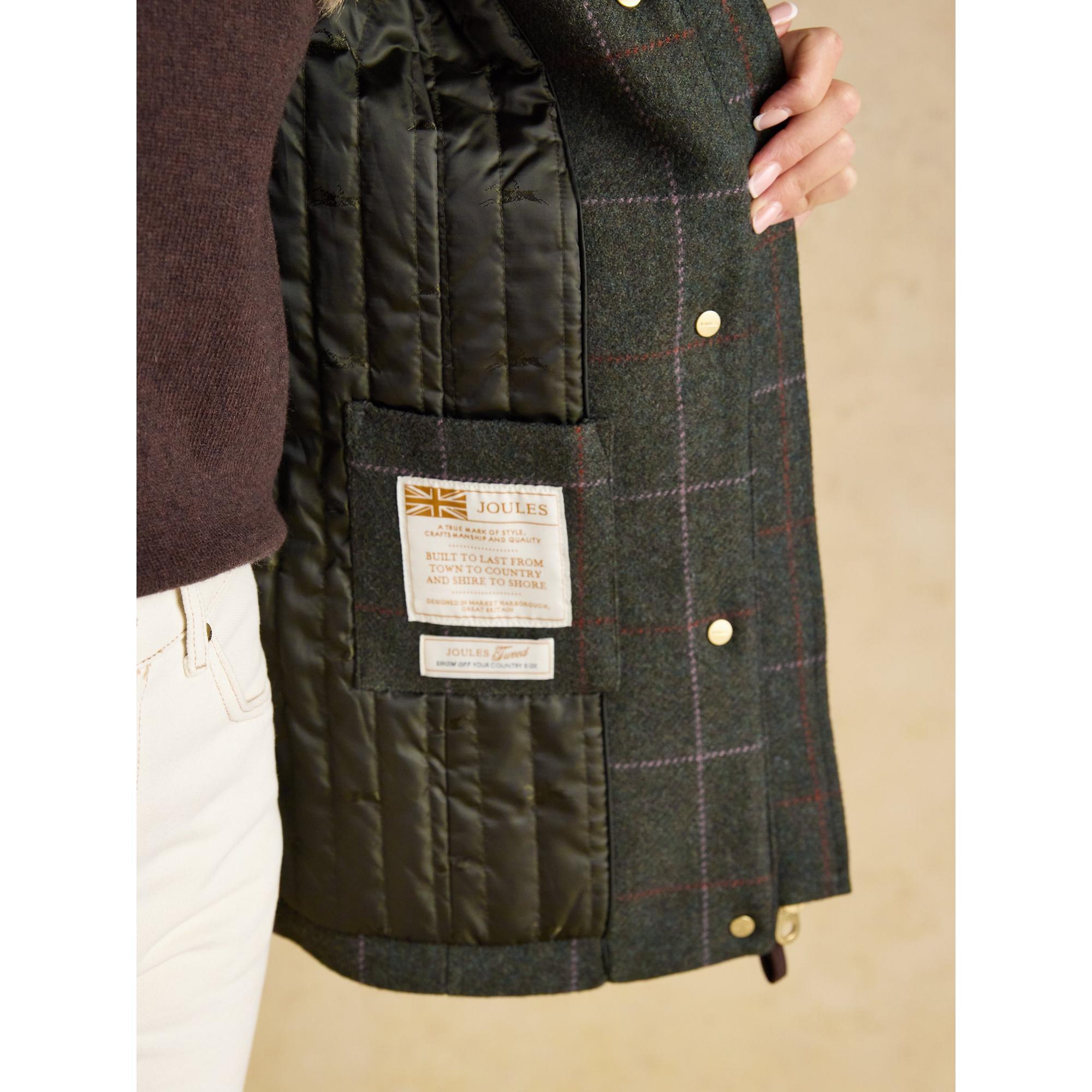 Product image 7 of 11 of Joules Women's Fieldcoat Tweed Jacket - Grasmoor Tweed