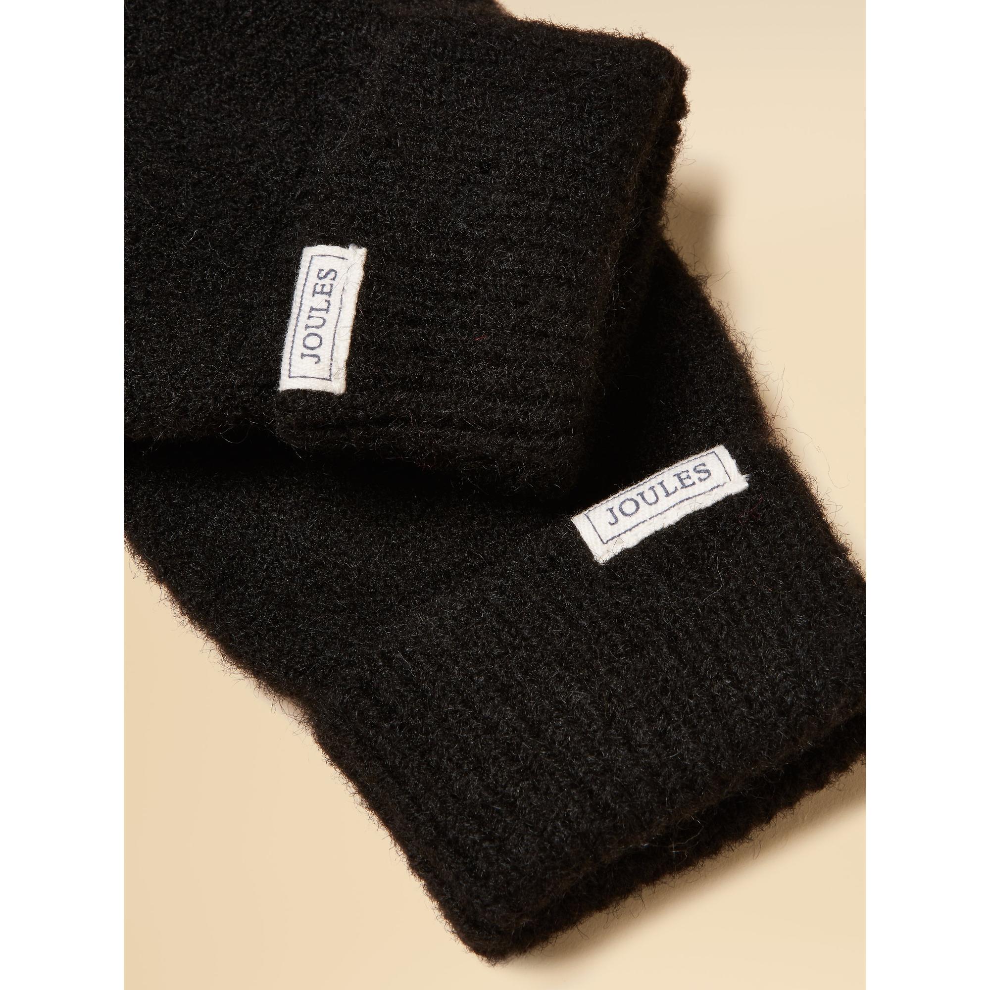Product image 2 of 3 of Joules Women's Rosa Knitted Gloves - Black