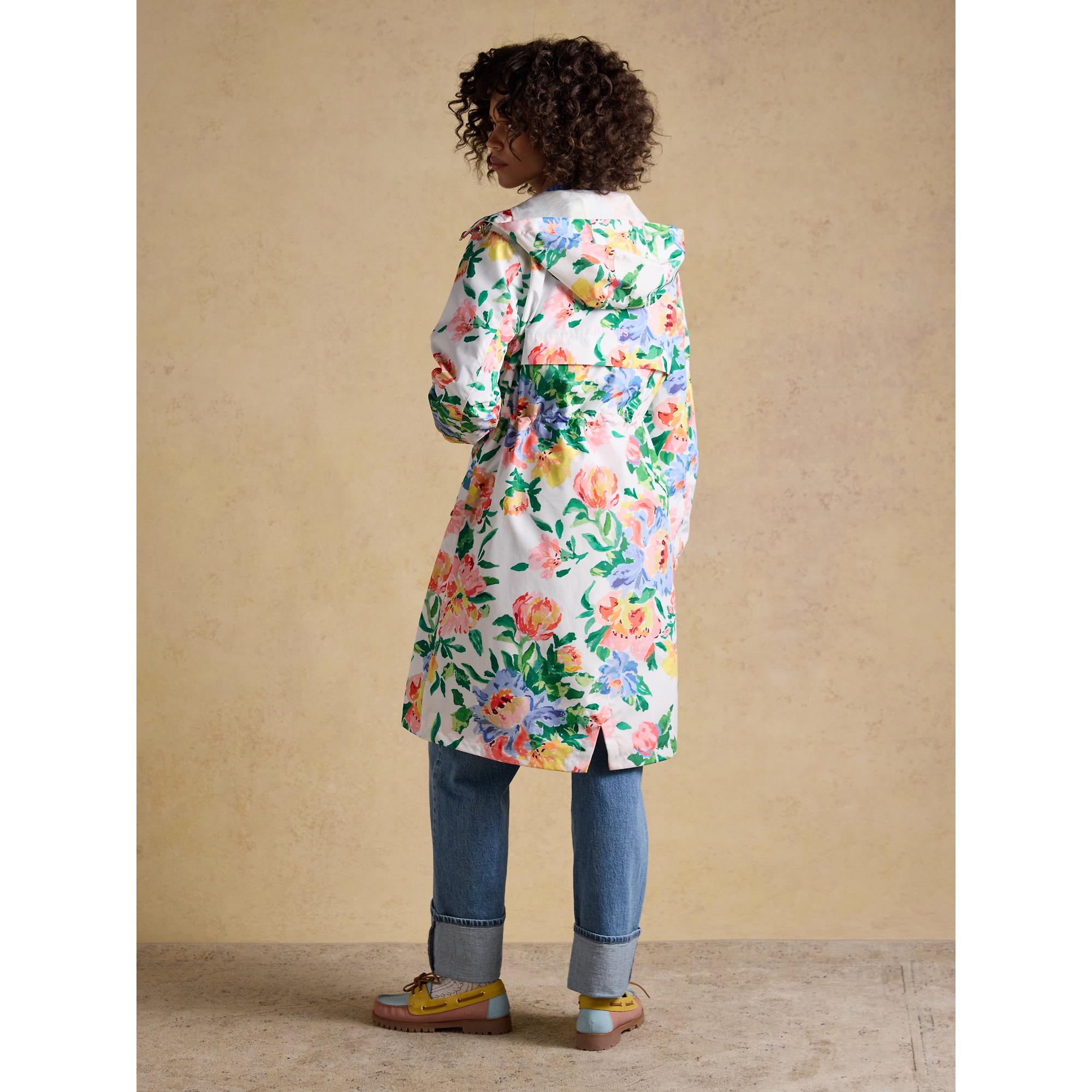Product image 2 of 11 of Joules Women's Holkham Waterproof Packable Hooded Raincoat - Floral