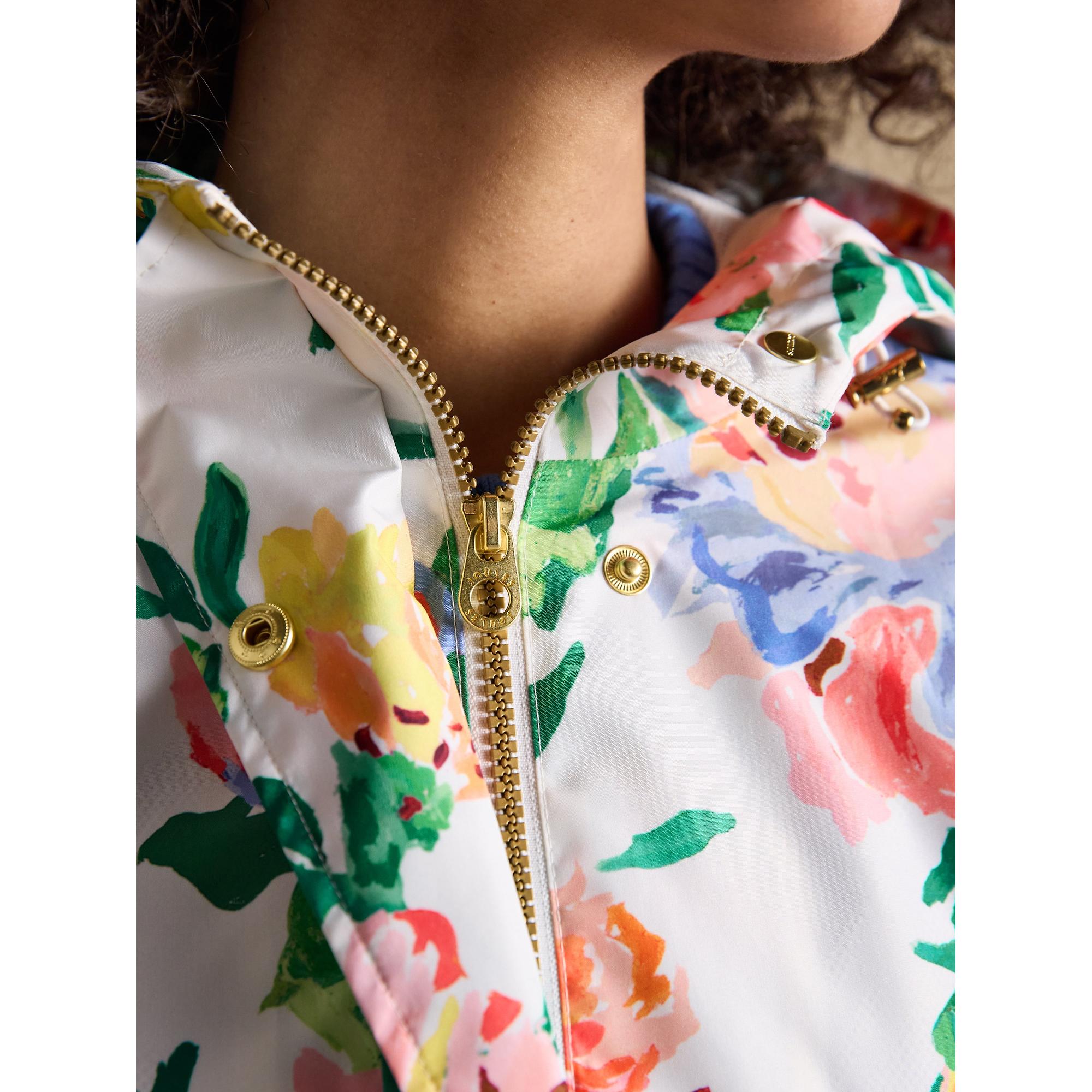 Product image 4 of 11 of Joules Women's Holkham Waterproof Packable Hooded Raincoat - Floral
