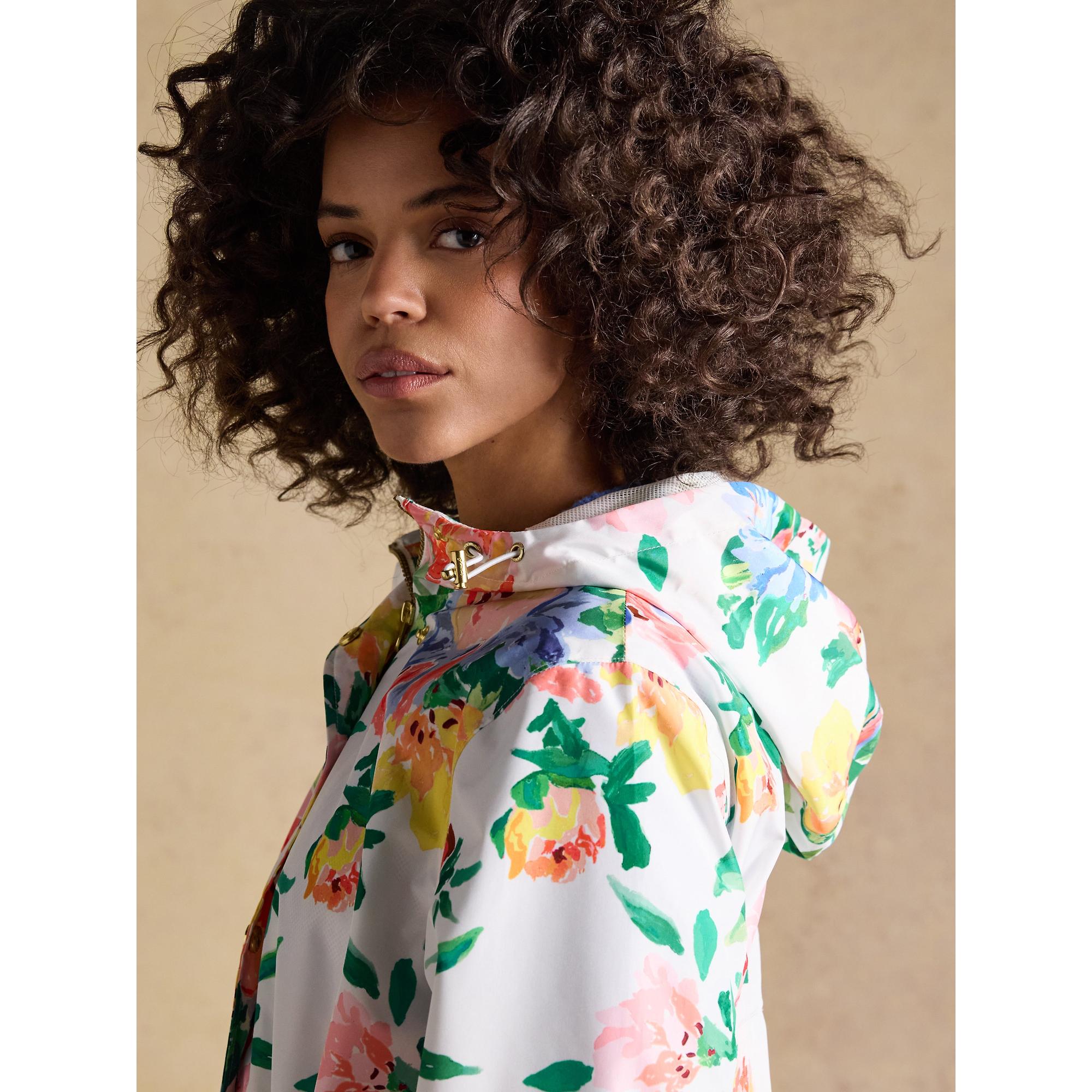 Product image 5 of 11 of Joules Women's Holkham Waterproof Packable Hooded Raincoat - Floral