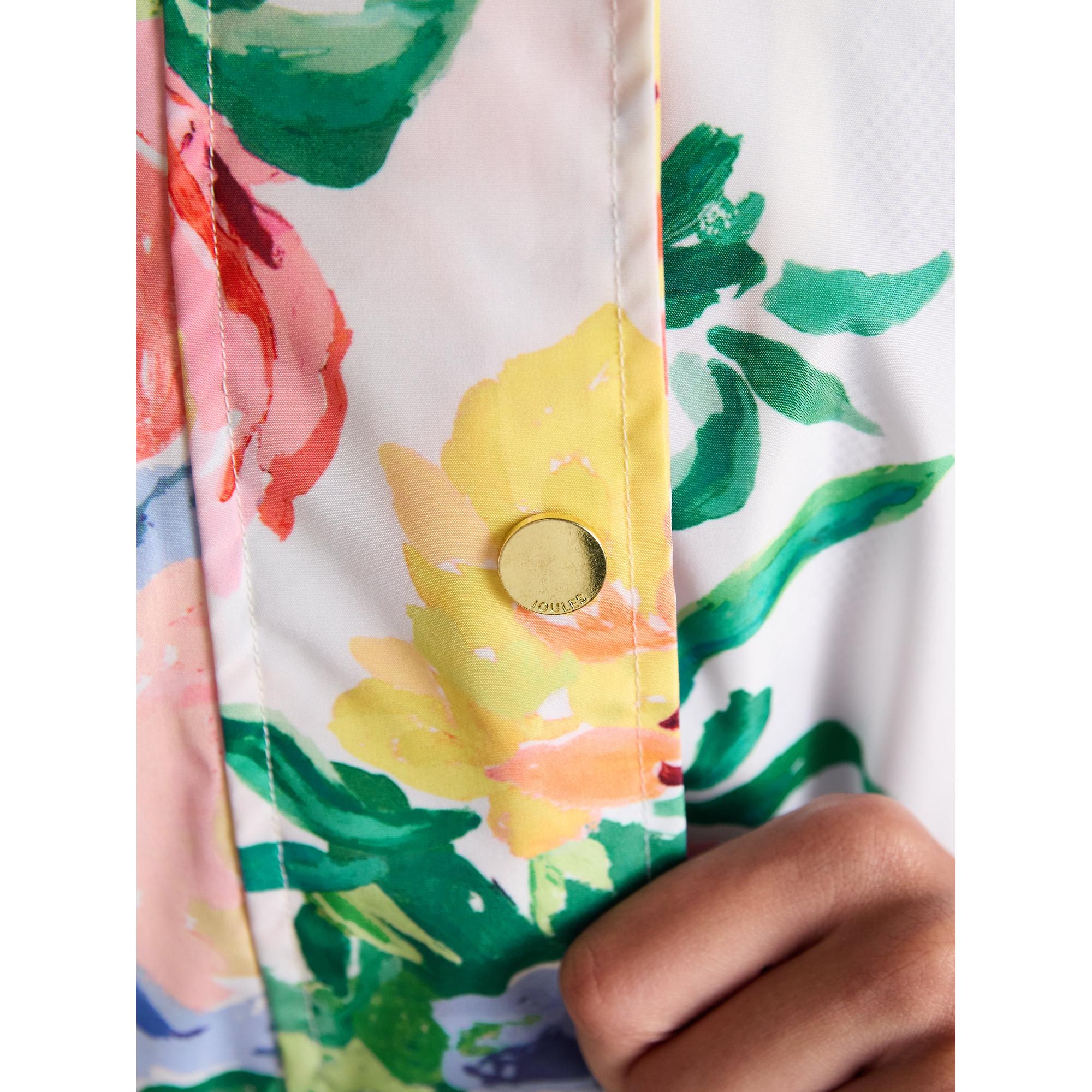 Product image 6 of 11 of Joules Women's Holkham Waterproof Packable Hooded Raincoat - Floral