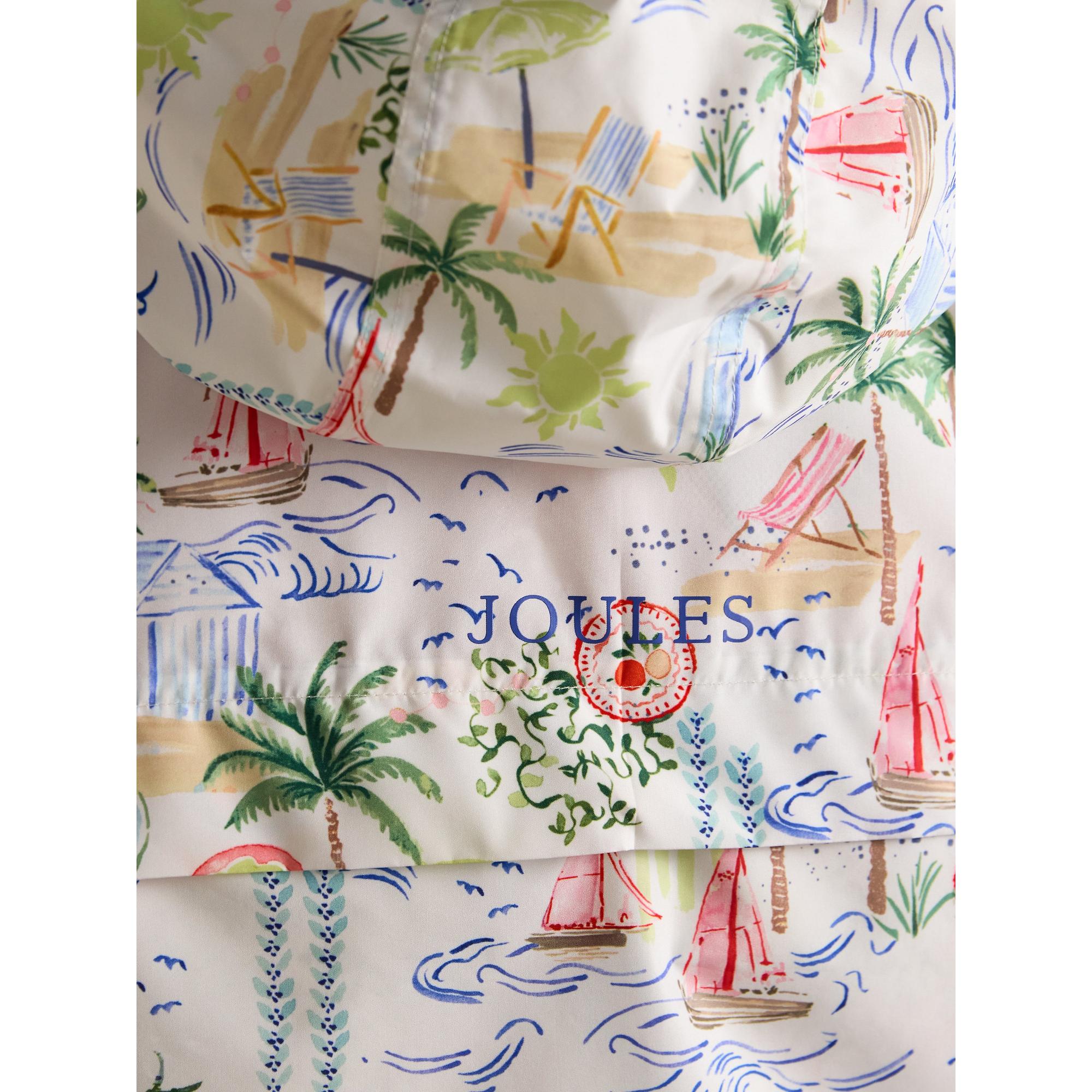 Product image 11 of 12 of Joules Women's Rainly Waterproof Packable Raincoat with Hood - Cream