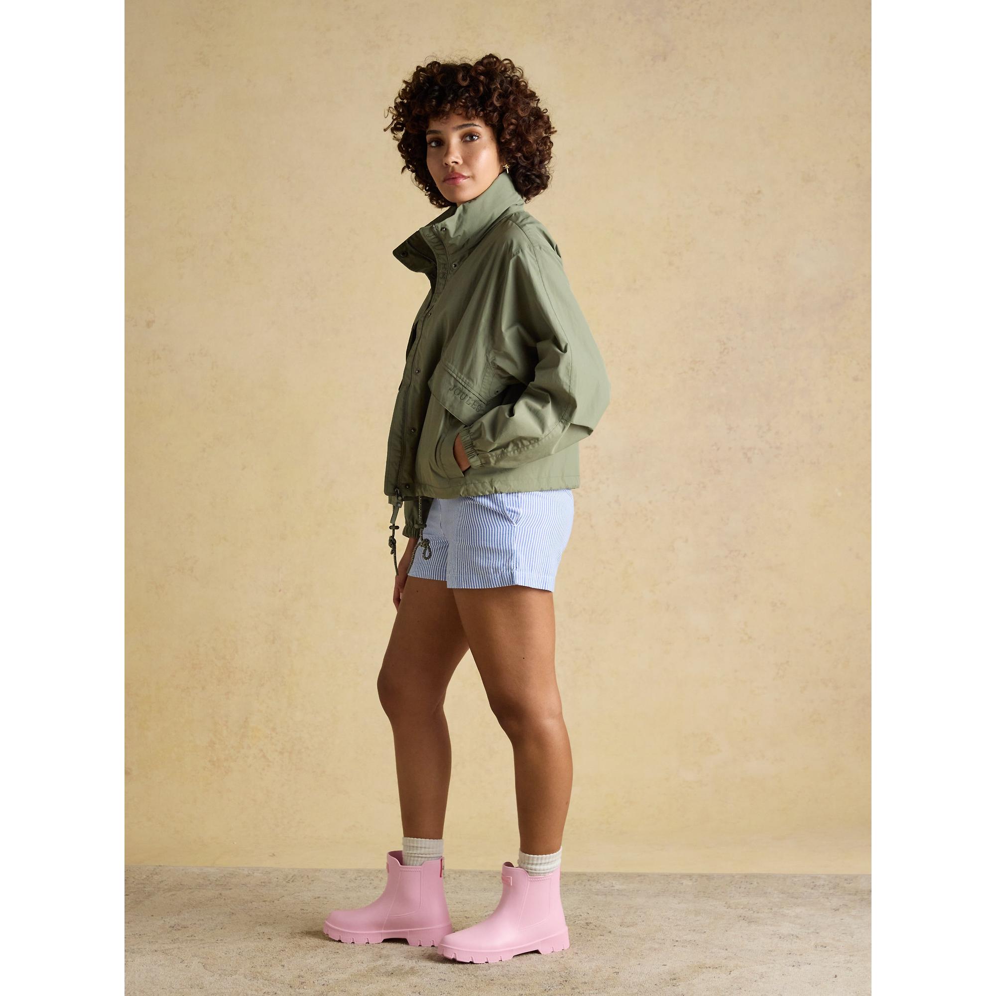 Product image 9 of 19 of Joules Women's Hove Waterproof Windbreaker Jacket - Khaki Green