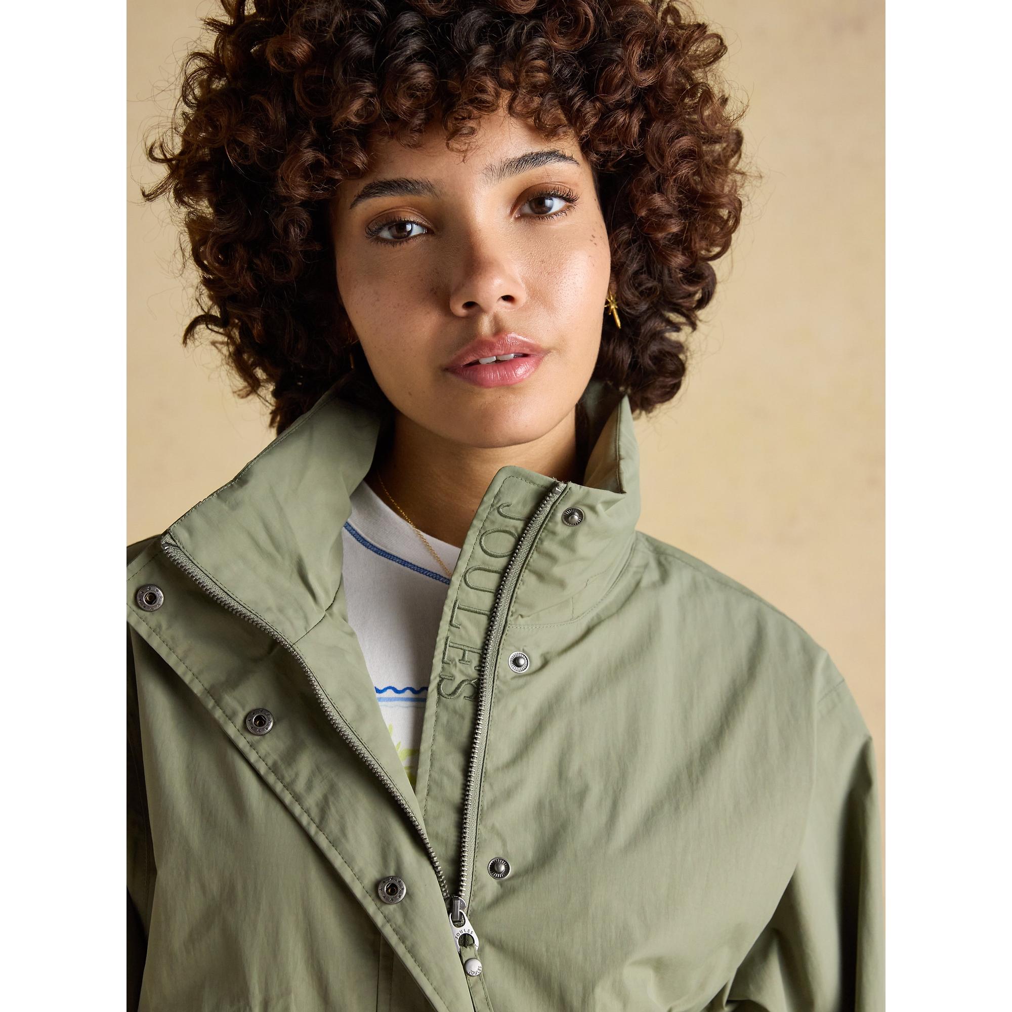 Product image 11 of 19 of Joules Women's Hove Waterproof Windbreaker Jacket - Khaki Green