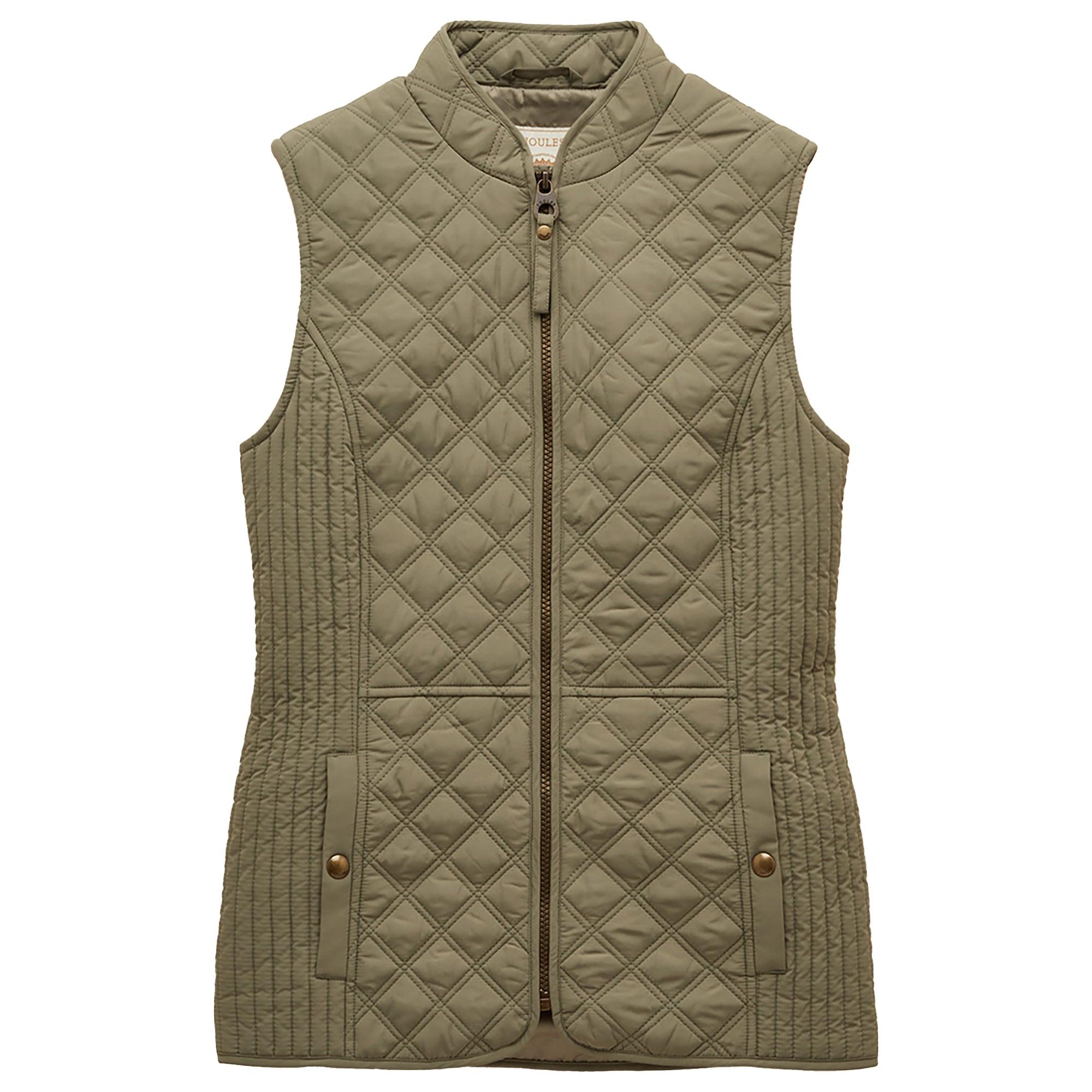 Product image 1 of 11 of Joules Women's Minx Showerproof Diamond Quilted Gilet - Sage Green