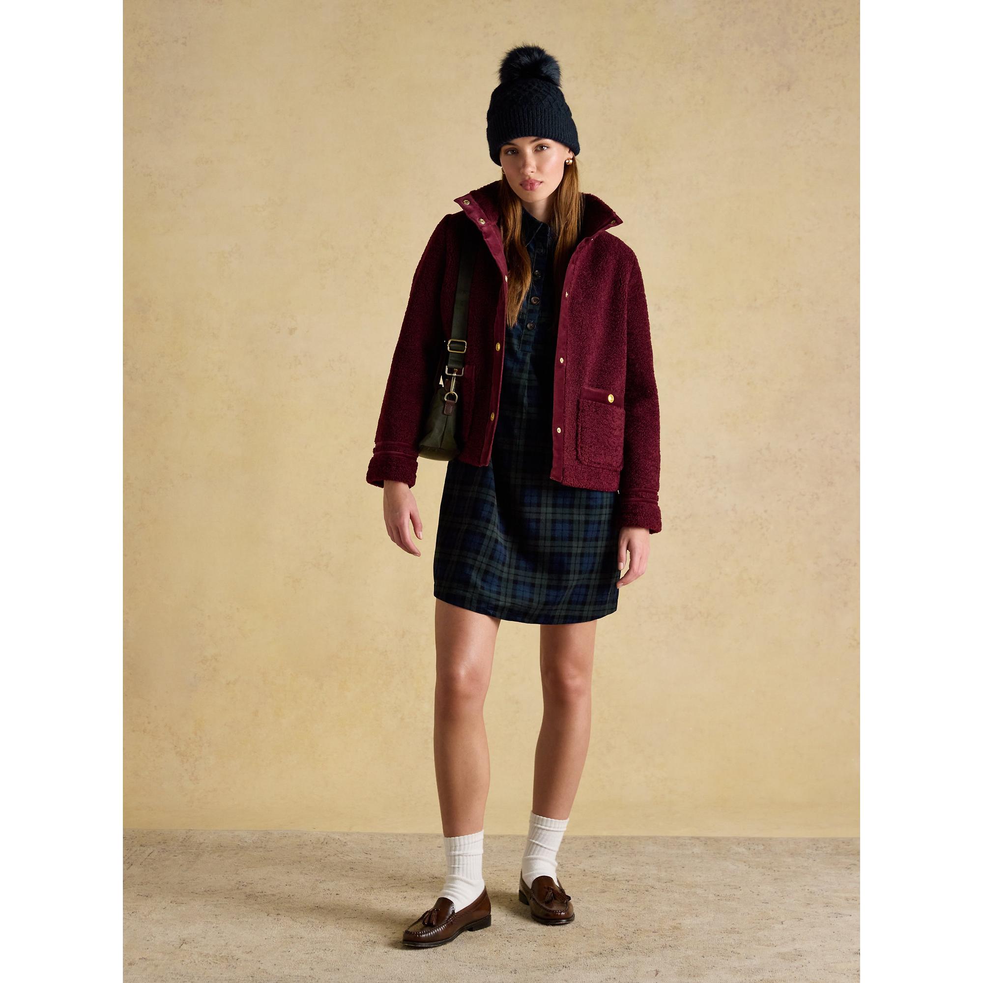 Product image 3 of 6 of Joules Women's Effie Cable Knitted Bobble Hat - Navy