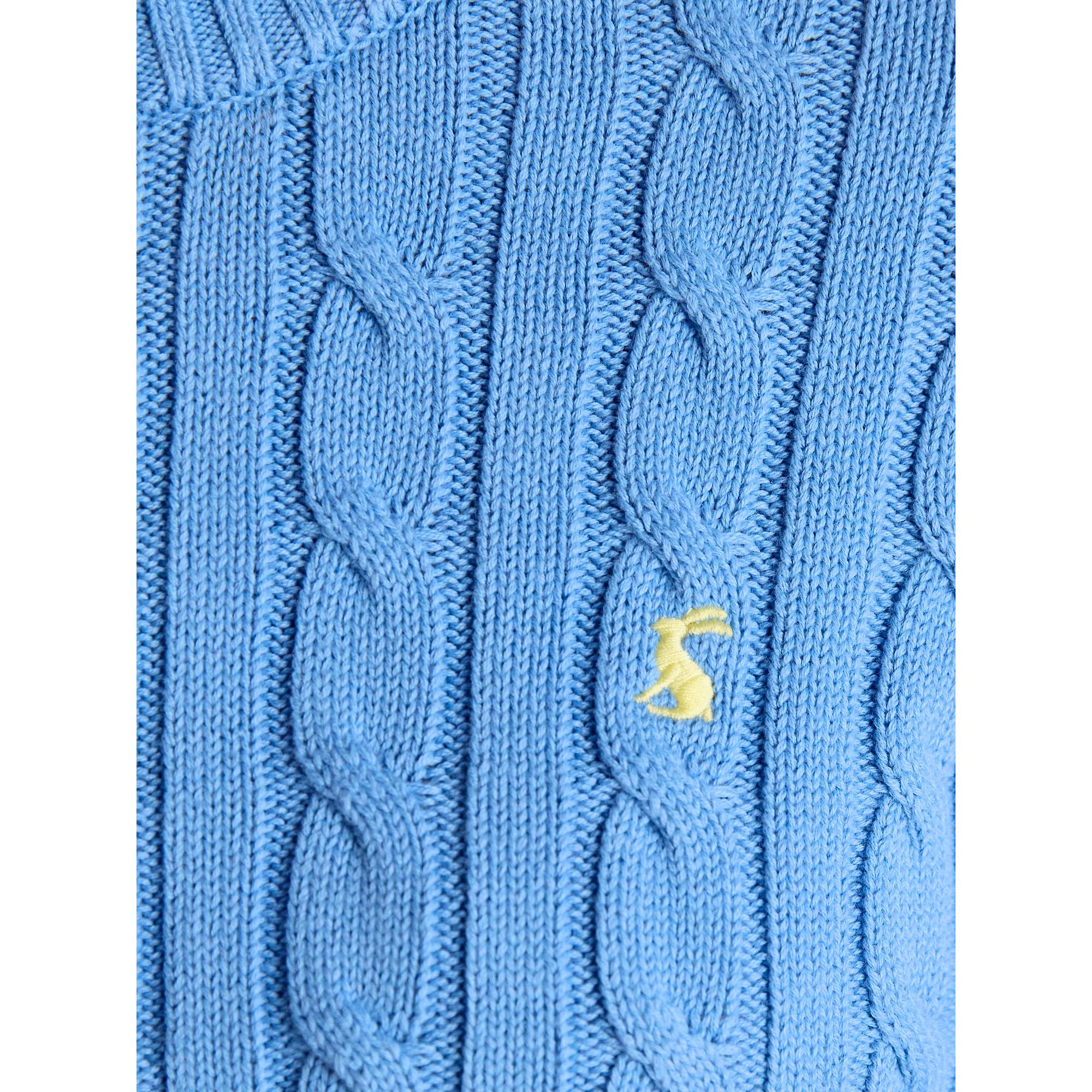 Product image 7 of 7 of Joules Women's Classic Cotton Cable Knit Jumper - Blue