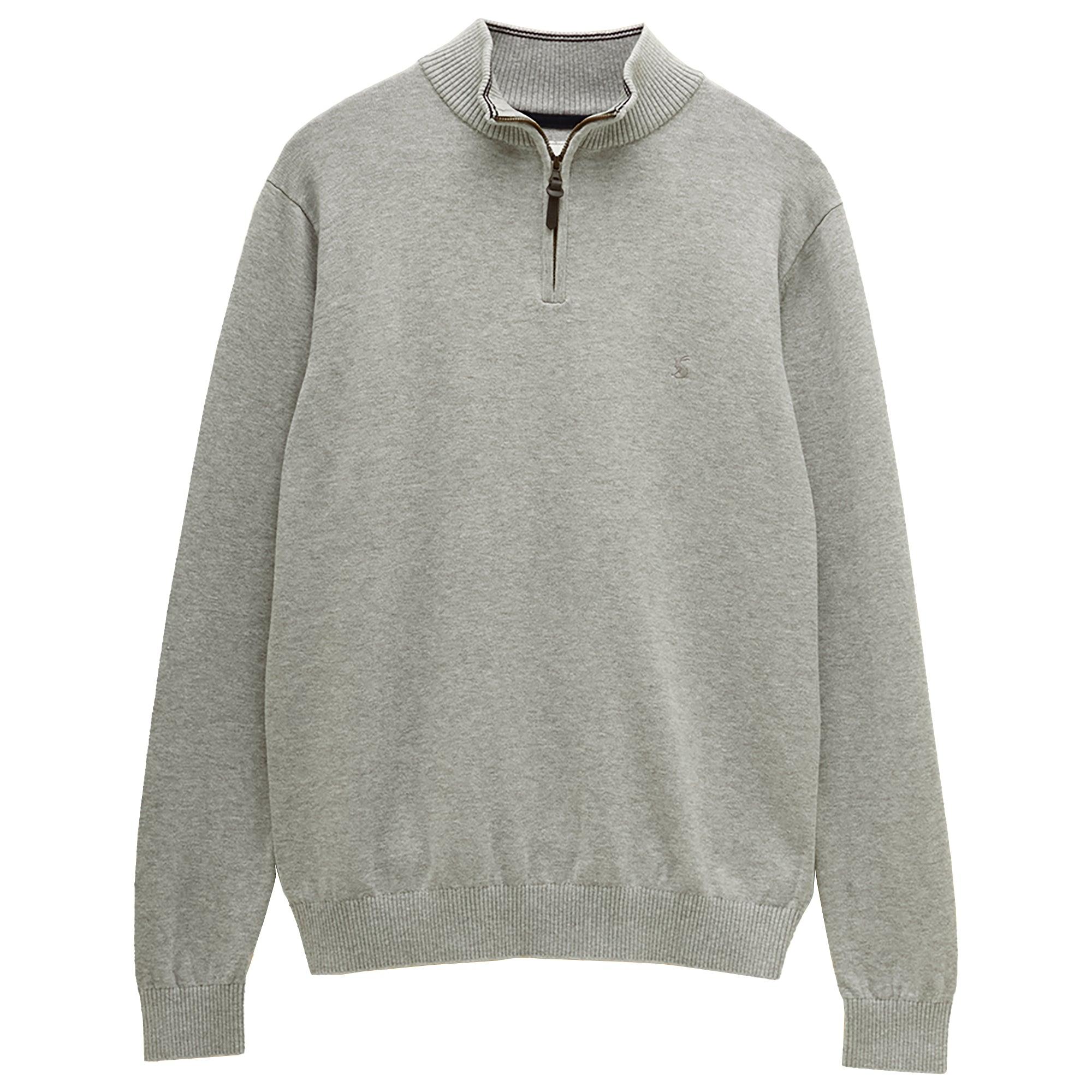 Product image 1 of 8 of Joules Men's Hillside Quarter Zip Knitted Jumper - Grey