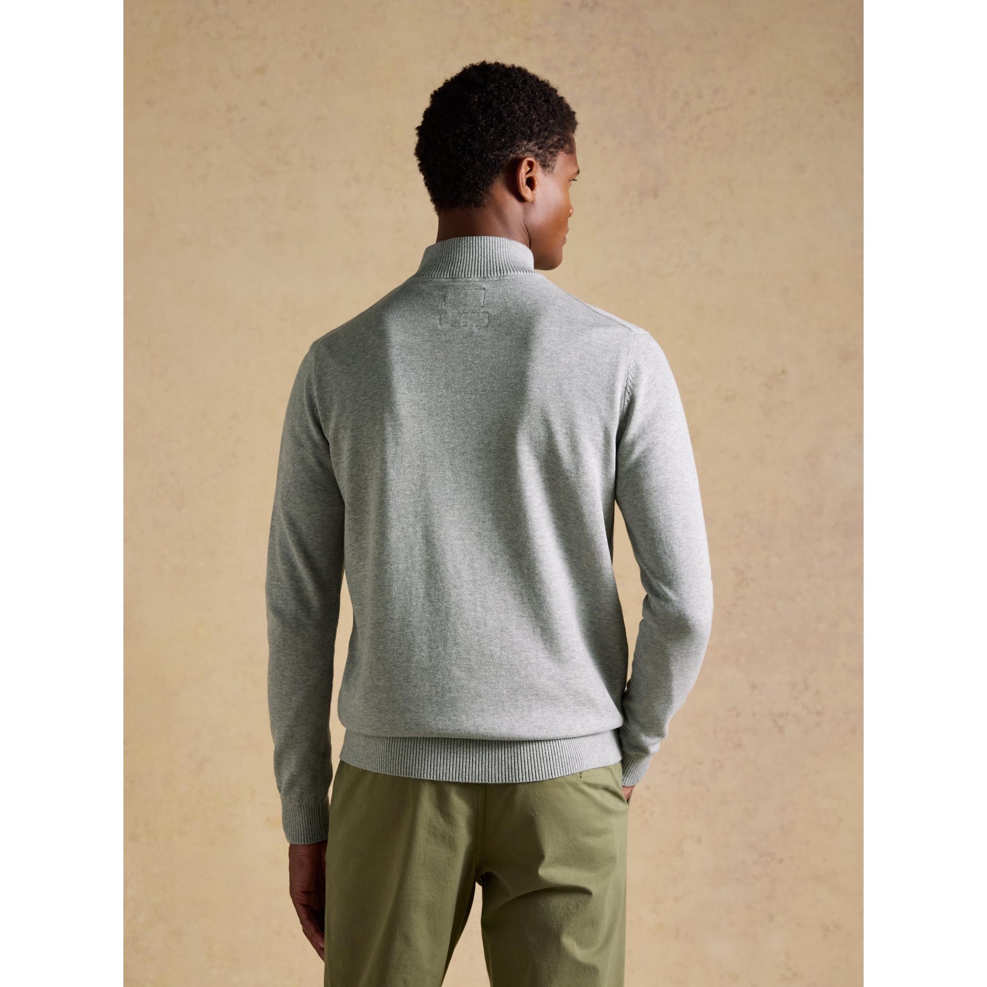 Product image 3 of 8 of Joules Men's Hillside Quarter Zip Knitted Jumper - Grey