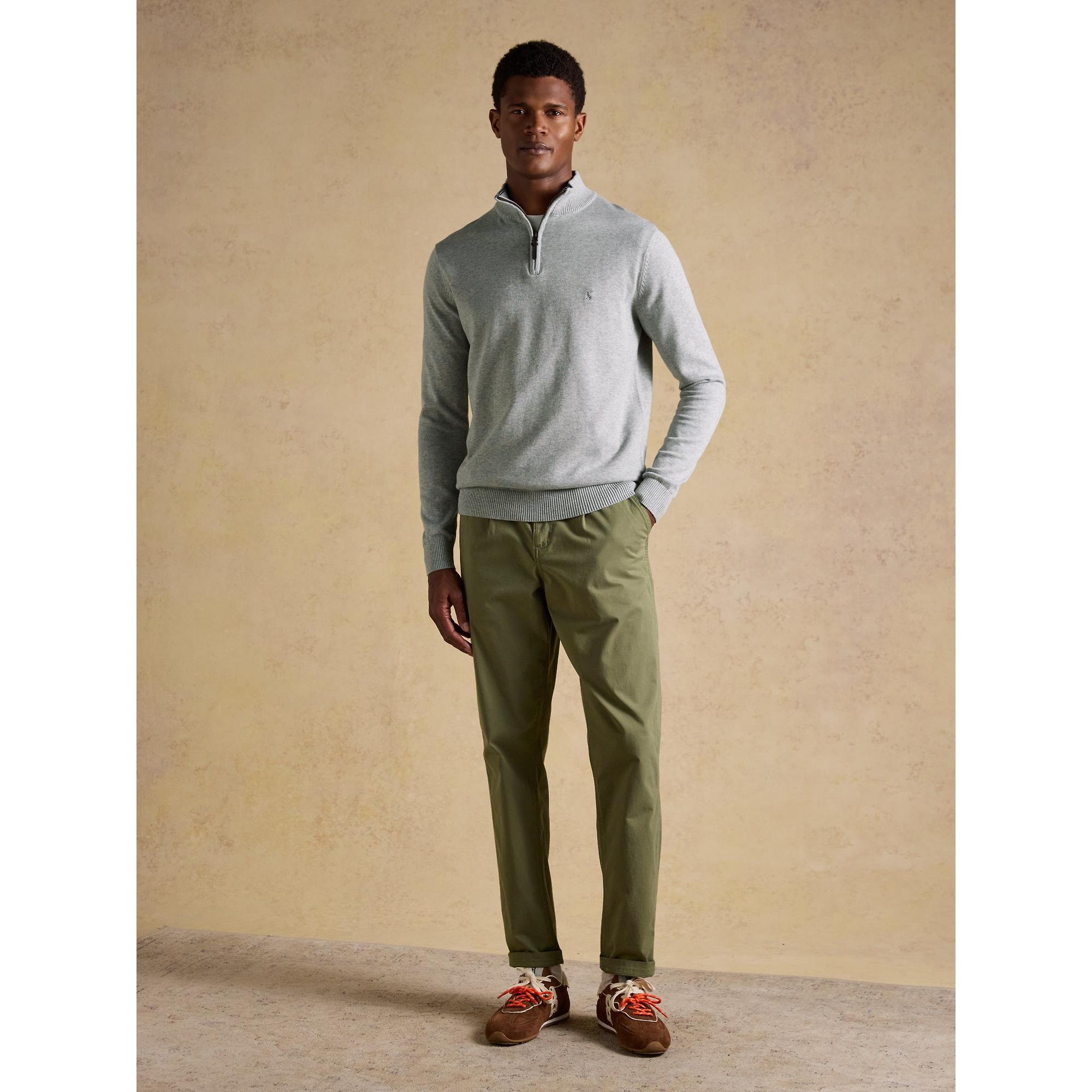 Product image 4 of 8 of Joules Men's Hillside Quarter Zip Knitted Jumper - Grey