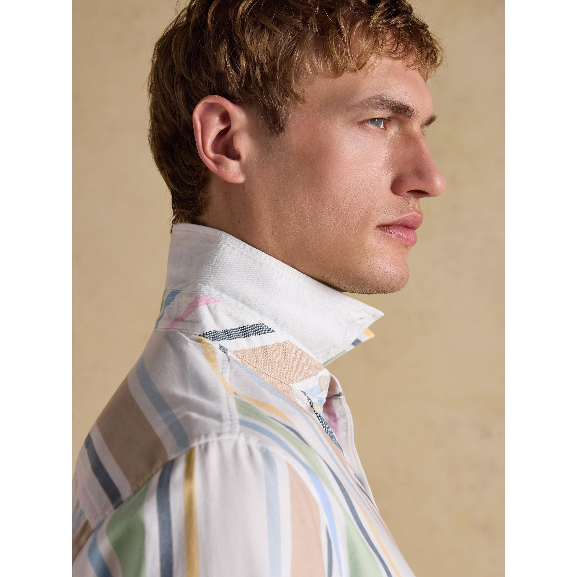 Product image 6 of 10 of Joules Men's Oxford Stripe Long Sleeve Classic Fit Cotton Shirt - Multi