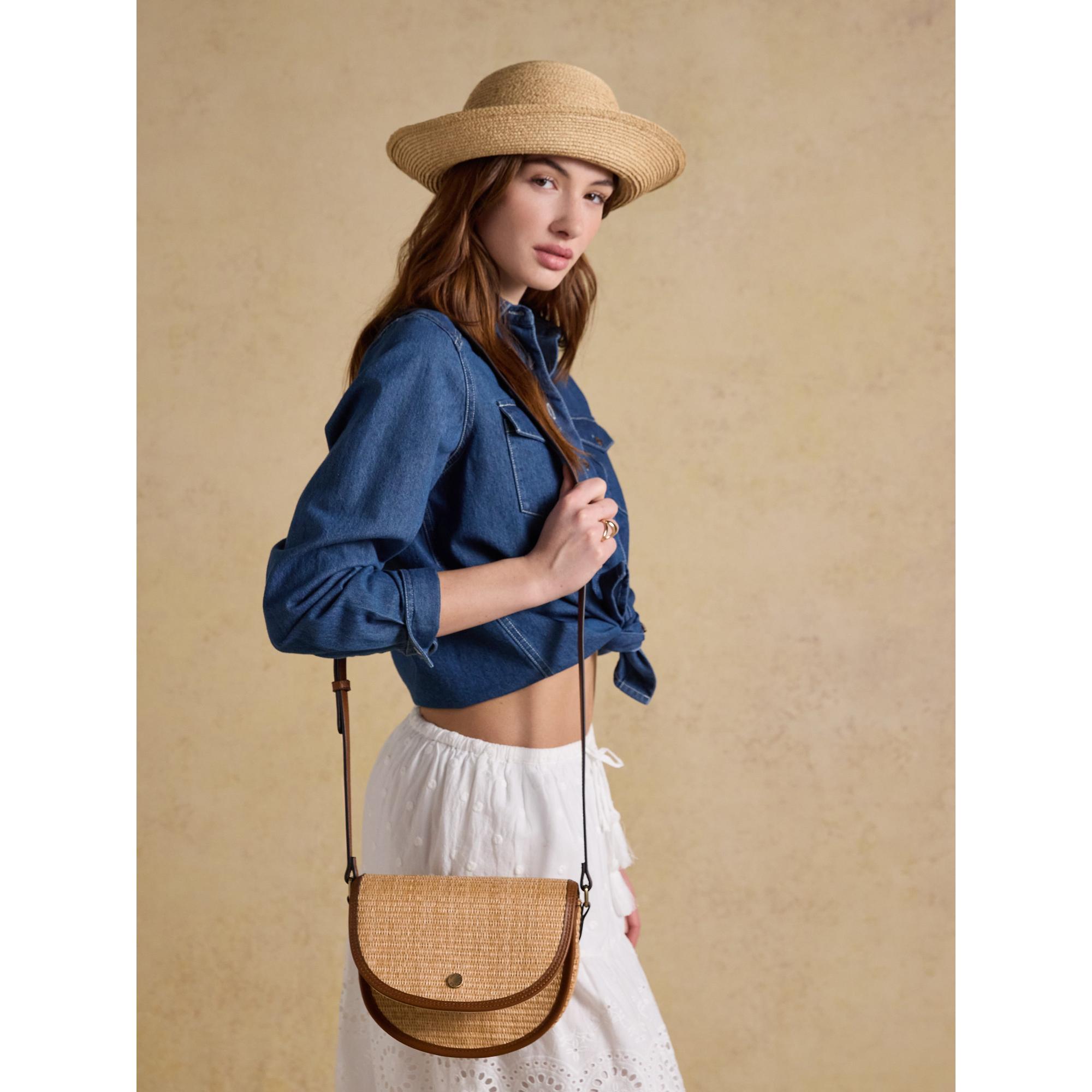 Product image 2 of 8 of Joules Women's Daphne Neutral Straw Bag - Neutral