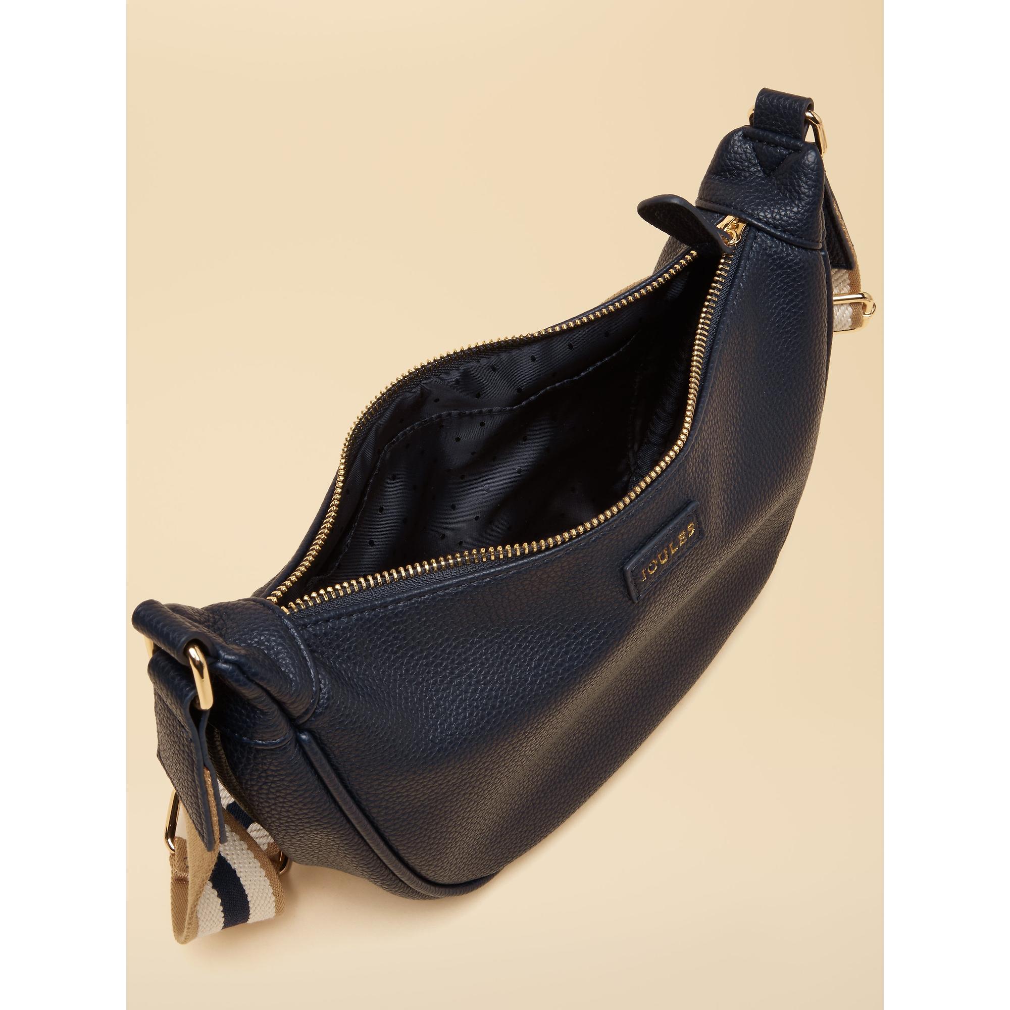 Product image 8 of 8 of Joules Women's Jade Half Moon Adjustable Cross Body Bag - Navy