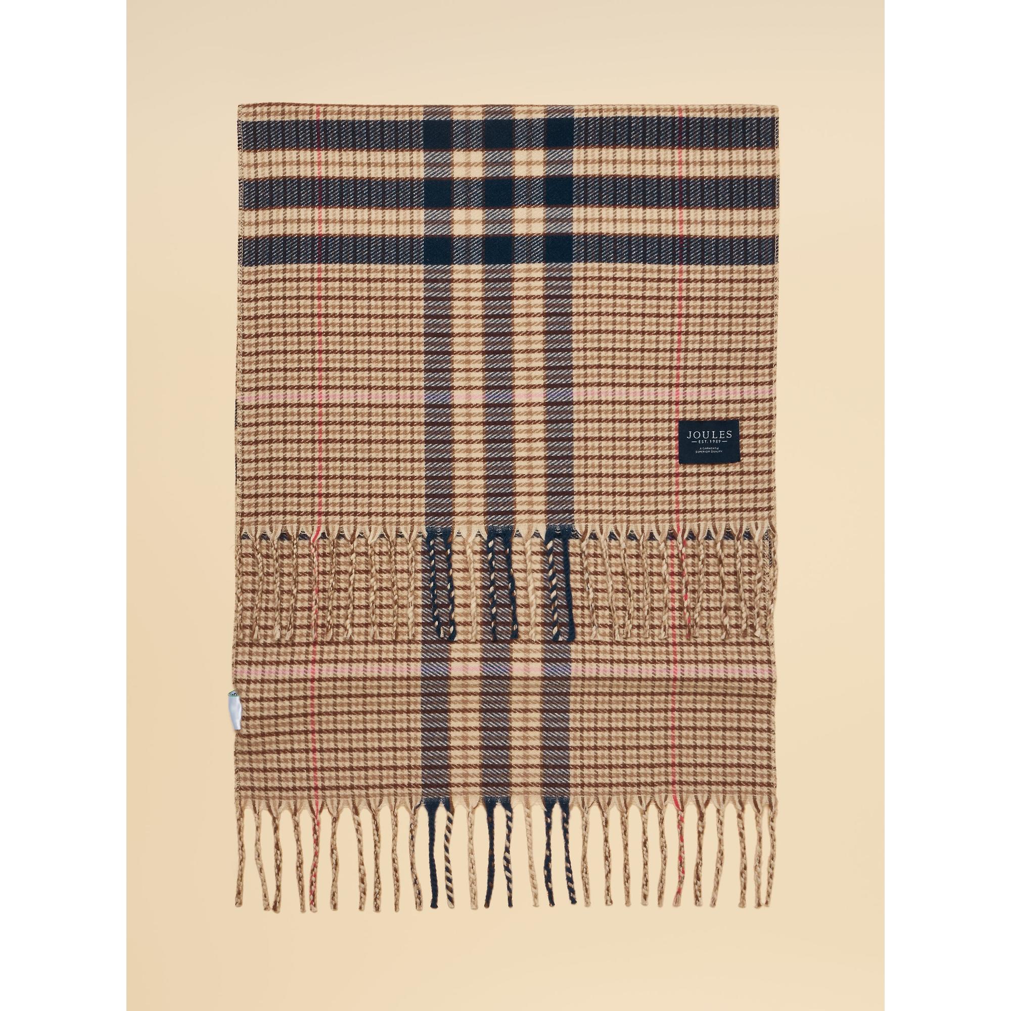 Product image 6 of 7 of Joules Women's Langtree Large Scarf - Neutral & Navy