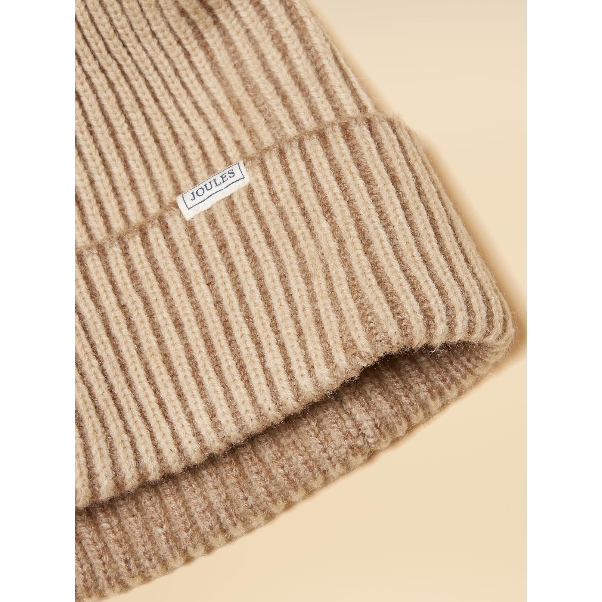 Product image 6 of 6 of Joules Women's Wren Plated Beanie Hat - Oat
