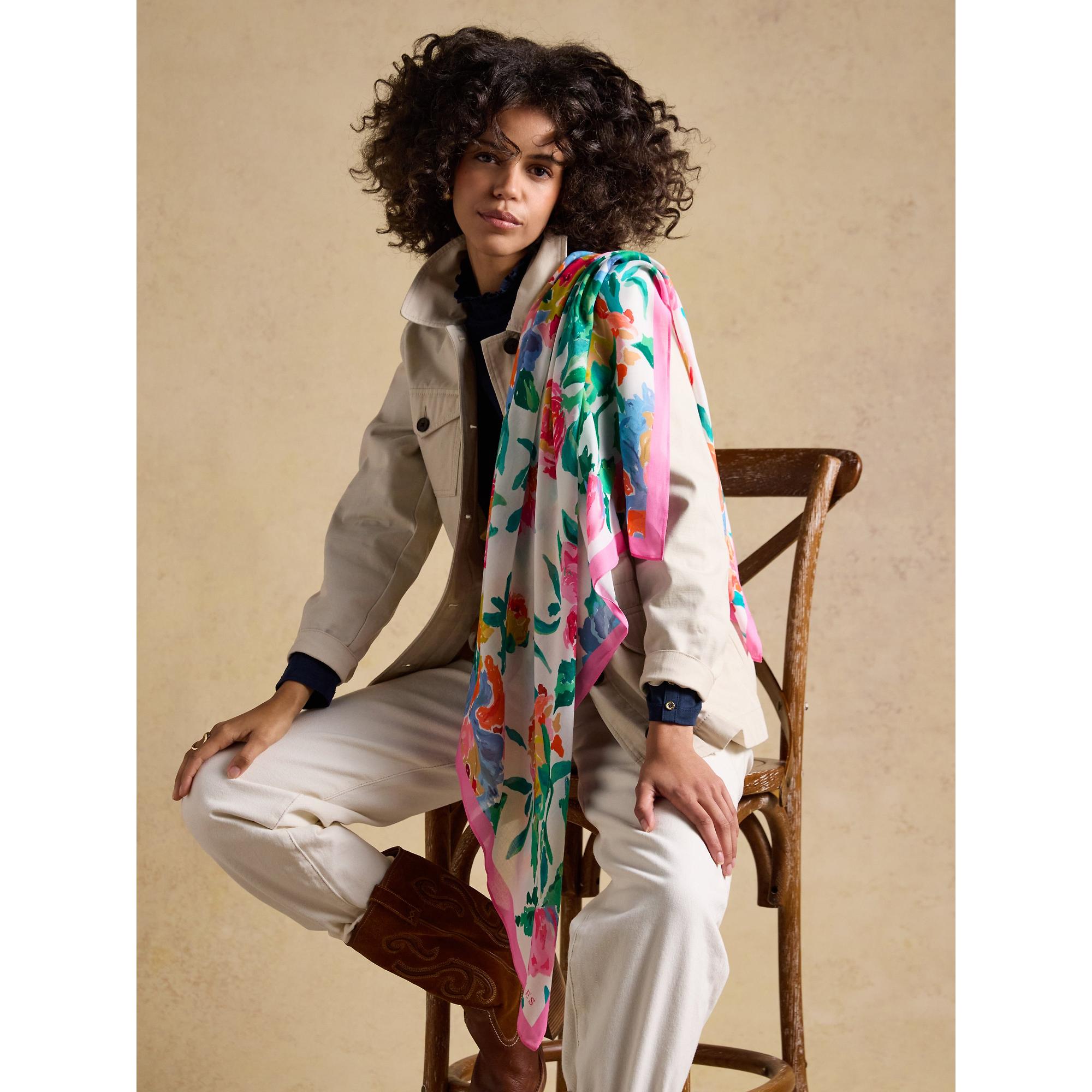Product image 3 of 8 of Joules Women's Middleton Scarf - Multi Floral