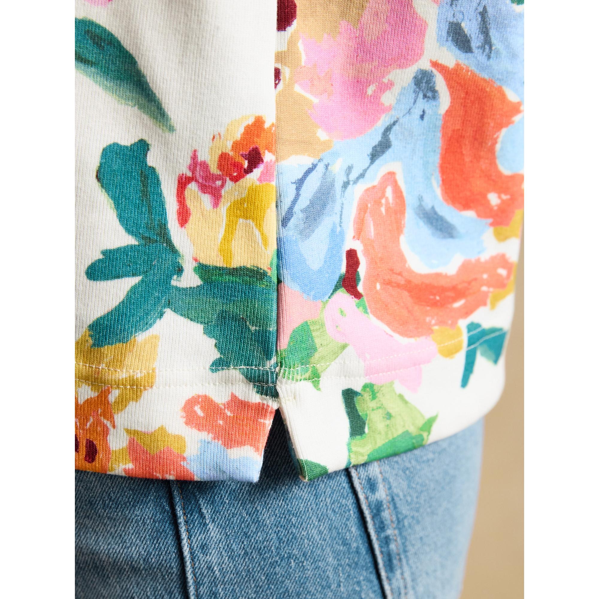 Product image 6 of 7 of Joules Women's Harbour Printed Boat Neck Breton Top - Artist Floral