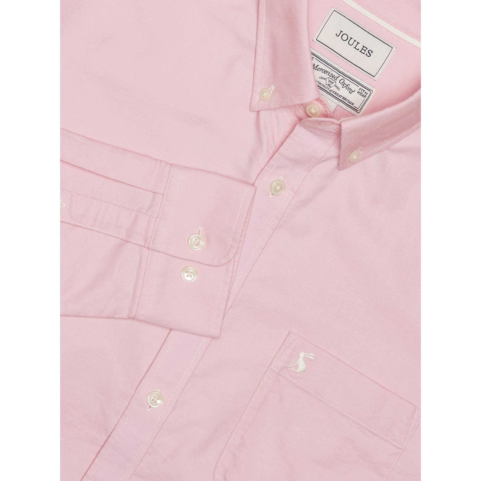 Product image 3 of 10 of Joules Men's Oxford Long Sleeve Classic Fit Cotton Shirt - Pink