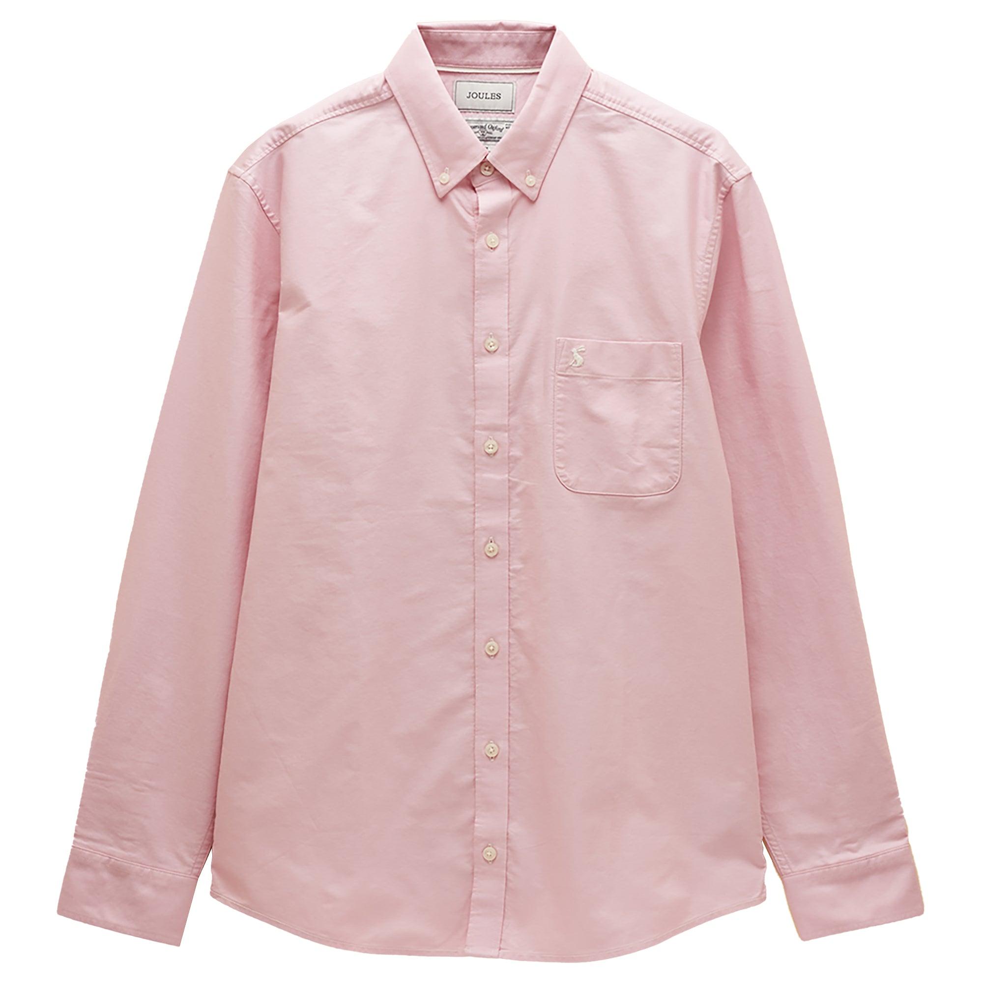 Product image 1 of 10 of Joules Men's Oxford Long Sleeve Classic Fit Cotton Shirt - Pink