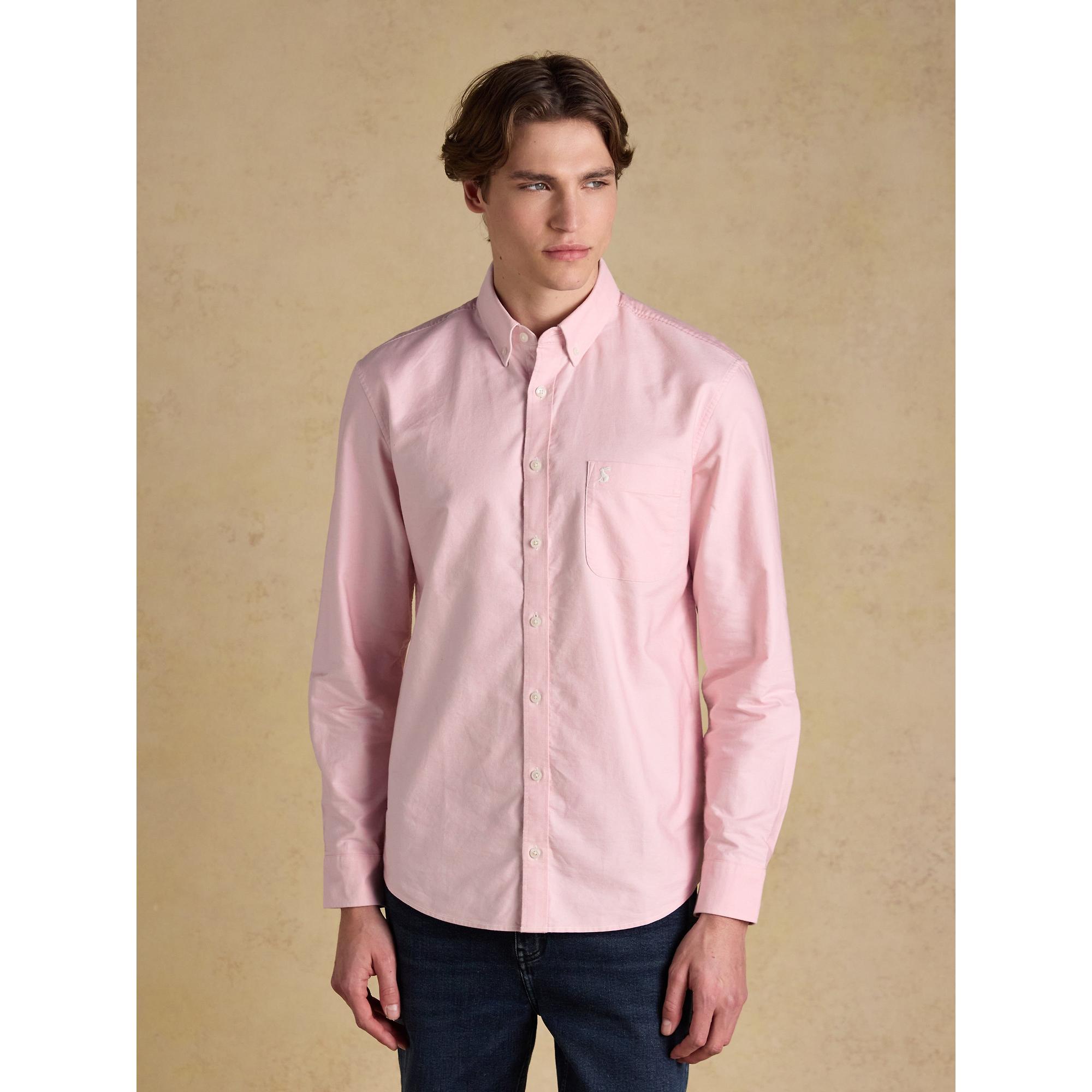 Product image 2 of 10 of Joules Men's Oxford Long Sleeve Classic Fit Cotton Shirt - Pink