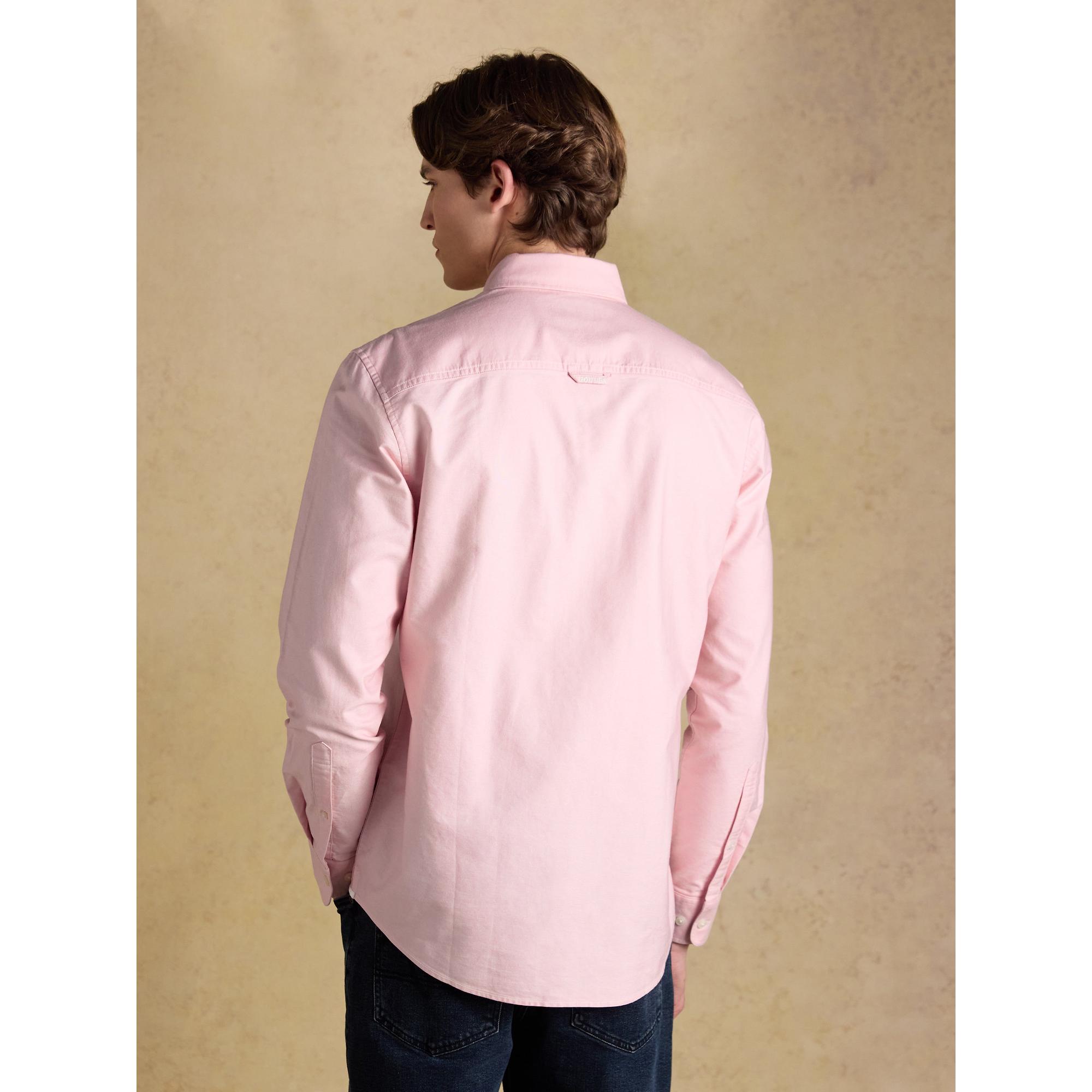 Product image 4 of 10 of Joules Men's Oxford Long Sleeve Classic Fit Cotton Shirt - Pink