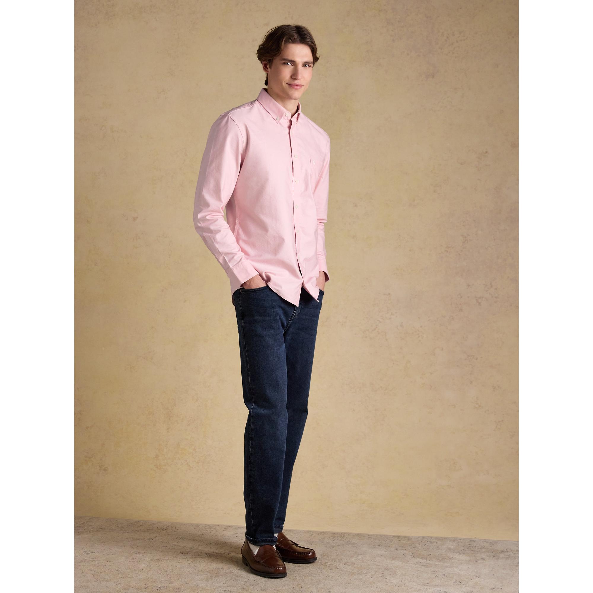 Product image 5 of 10 of Joules Men's Oxford Long Sleeve Classic Fit Cotton Shirt - Pink