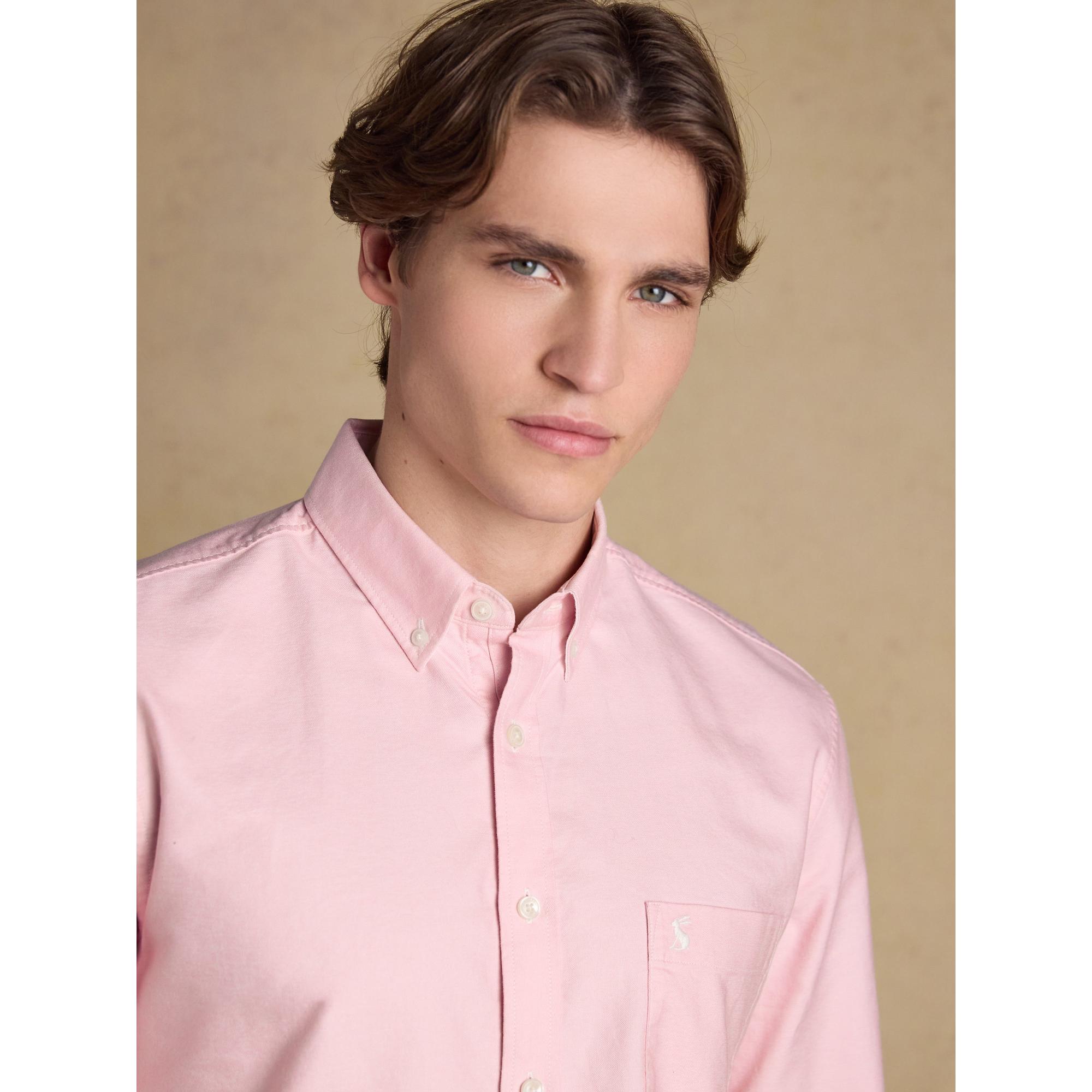 Product image 7 of 10 of Joules Men's Oxford Long Sleeve Classic Fit Cotton Shirt - Pink