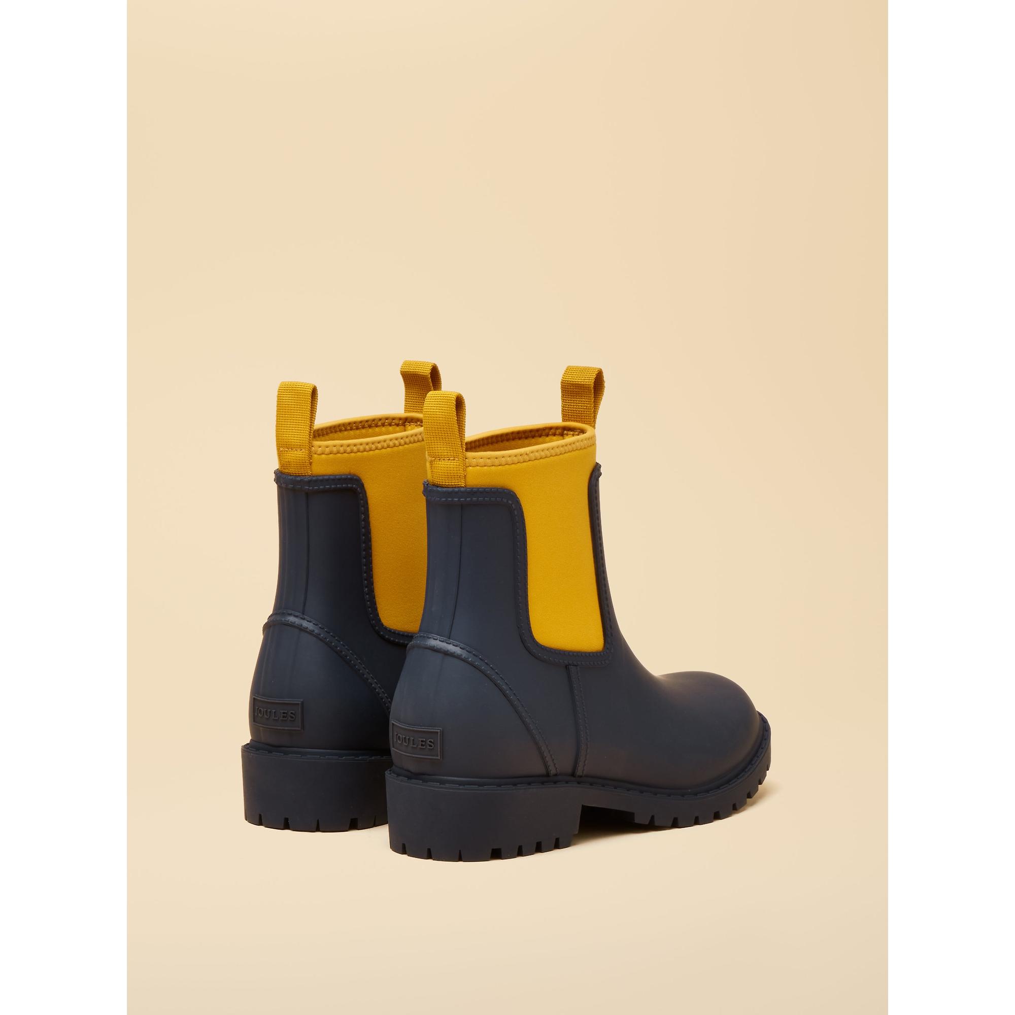 Product image 3 of 6 of Joules Women's Oakfield Short Neoprene-Lined Wellies - Navy Yellow