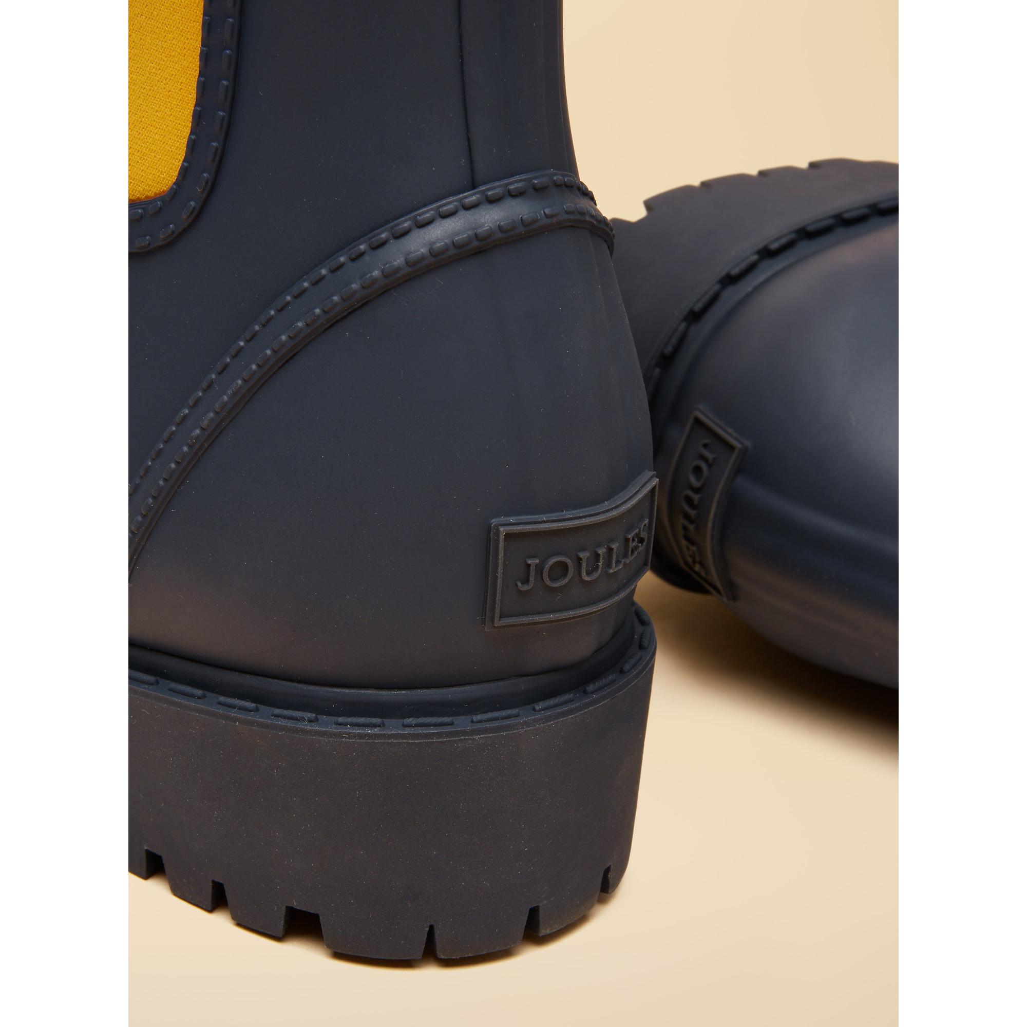 Product image 5 of 6 of Joules Women's Oakfield Short Neoprene-Lined Wellies - Navy Yellow