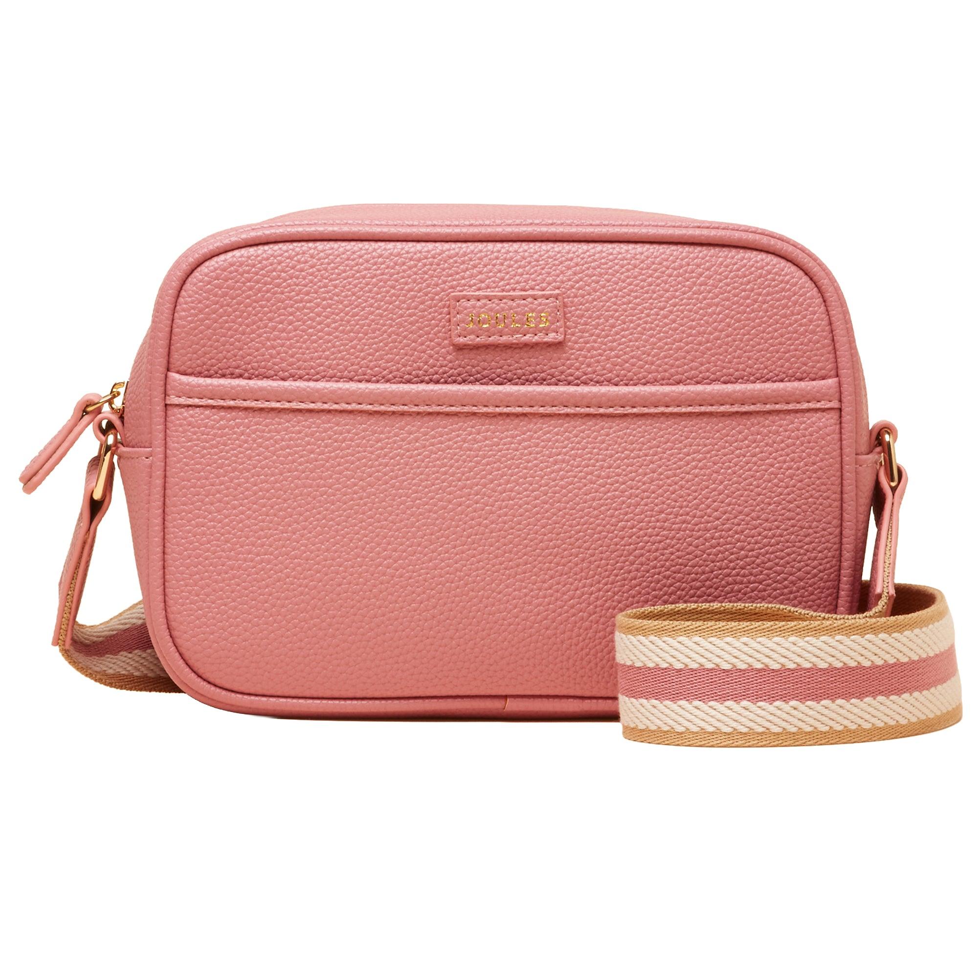 Product image 1 of 9 of Joules Women's Trent Cross Body Bag with Adjustable Thick Strap - Pink