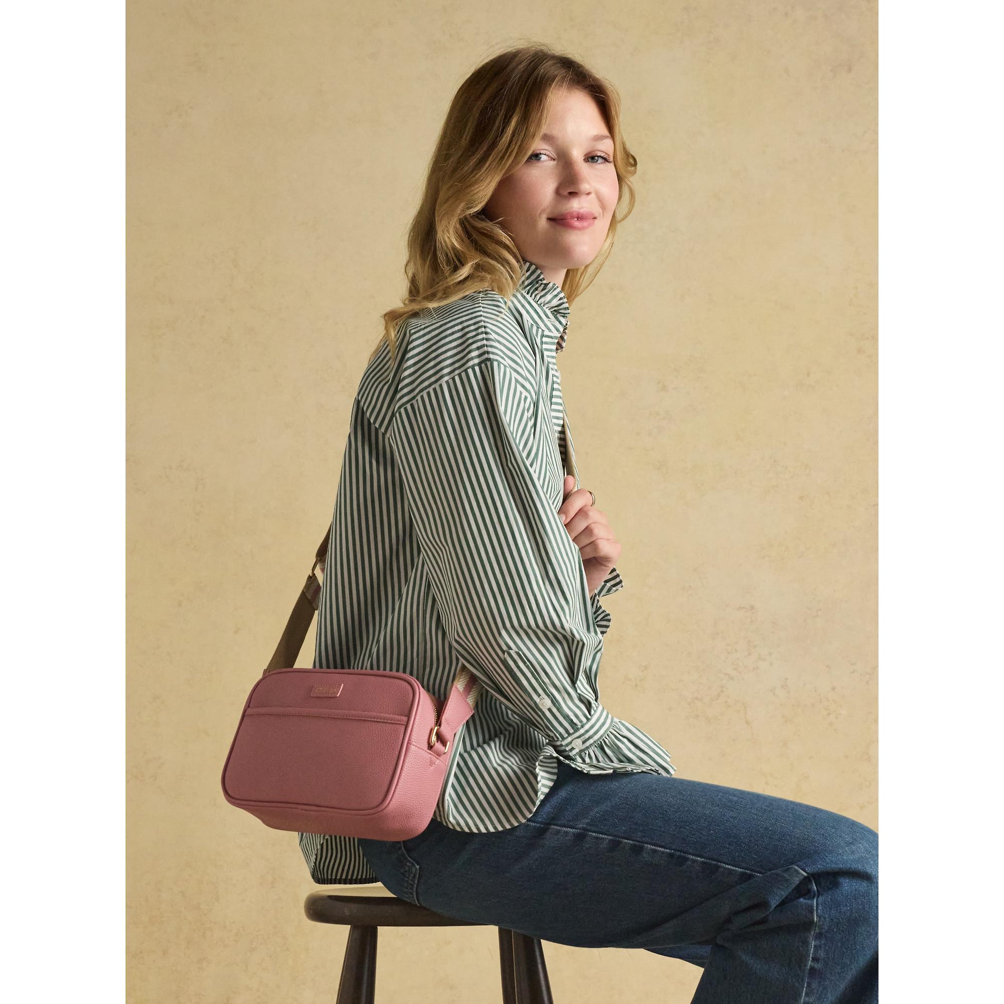 Product image 2 of 9 of Joules Women's Trent Cross Body Bag with Adjustable Thick Strap - Pink