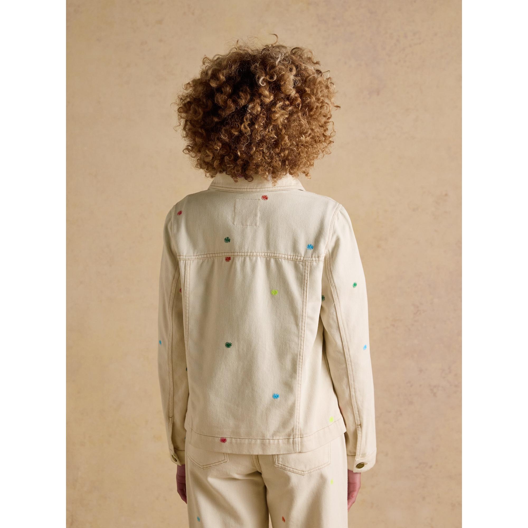 Product image 3 of 11 of Joules Women's Marlow Embroidered Jacket - Stone