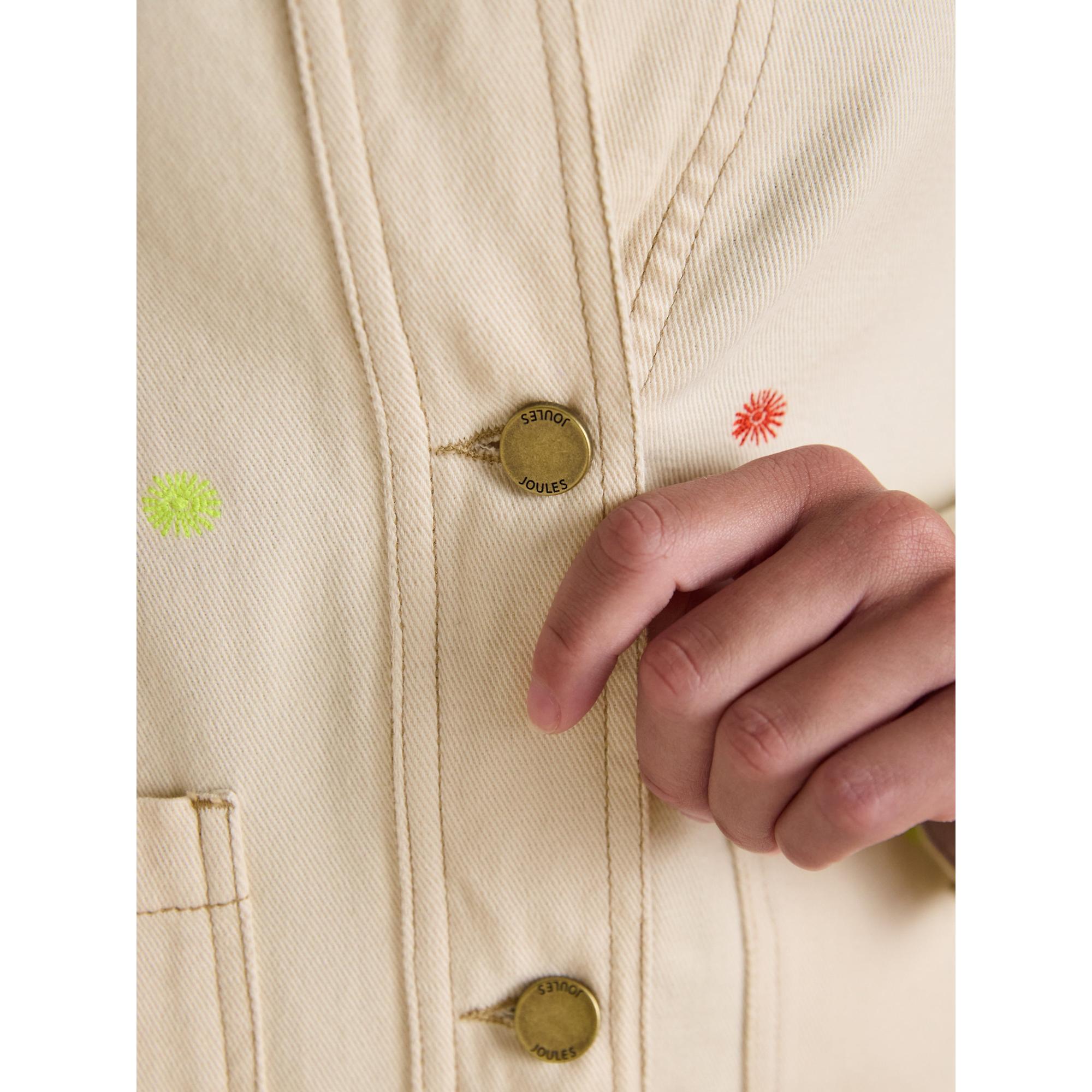 Product image 5 of 11 of Joules Women's Marlow Embroidered Jacket - Stone