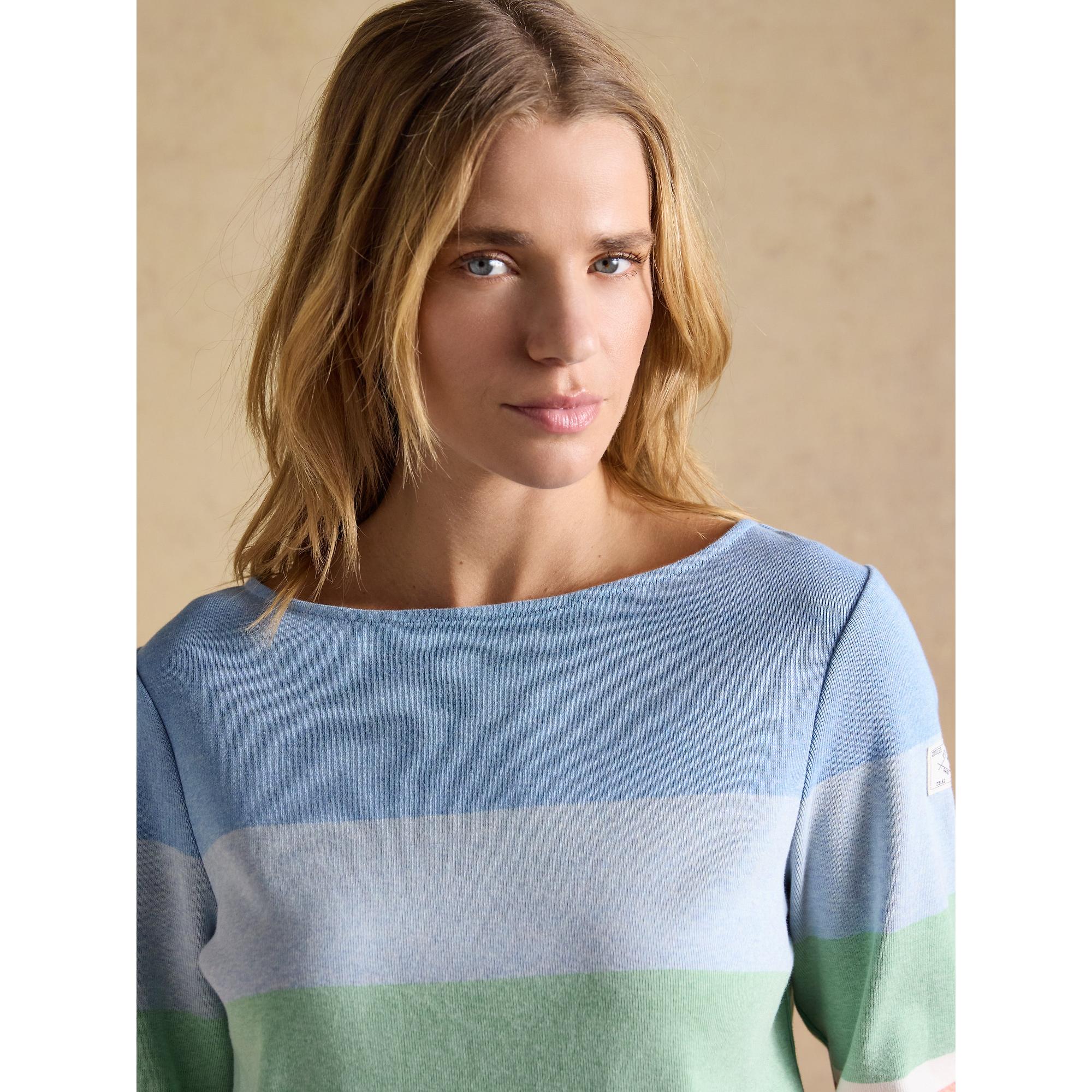 Product image 5 of 8 of Joules Women's Harbour Boat Neck 100% Cotton Breton Top - Multi Stripe
