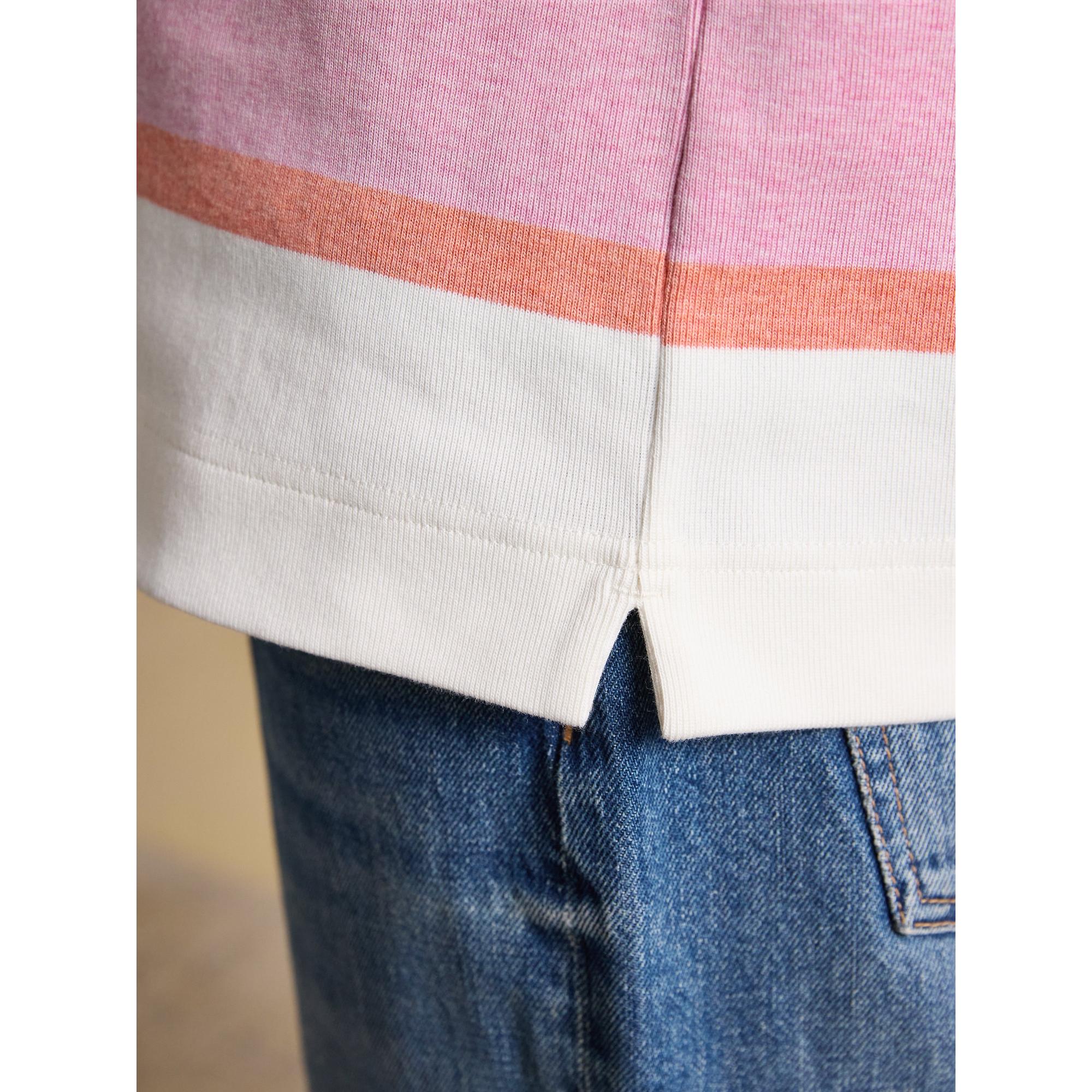 Product image 8 of 8 of Joules Women's Harbour Boat Neck 100% Cotton Breton Top - Multi Stripe