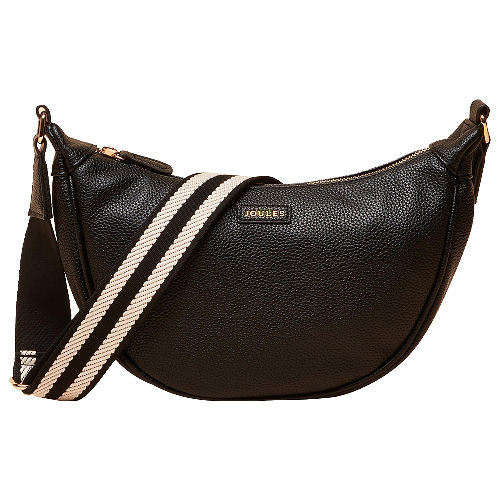 Product image 1 of 8 of Joules Women's Jade Half Moon Adjustable Cross Body Bag - Black