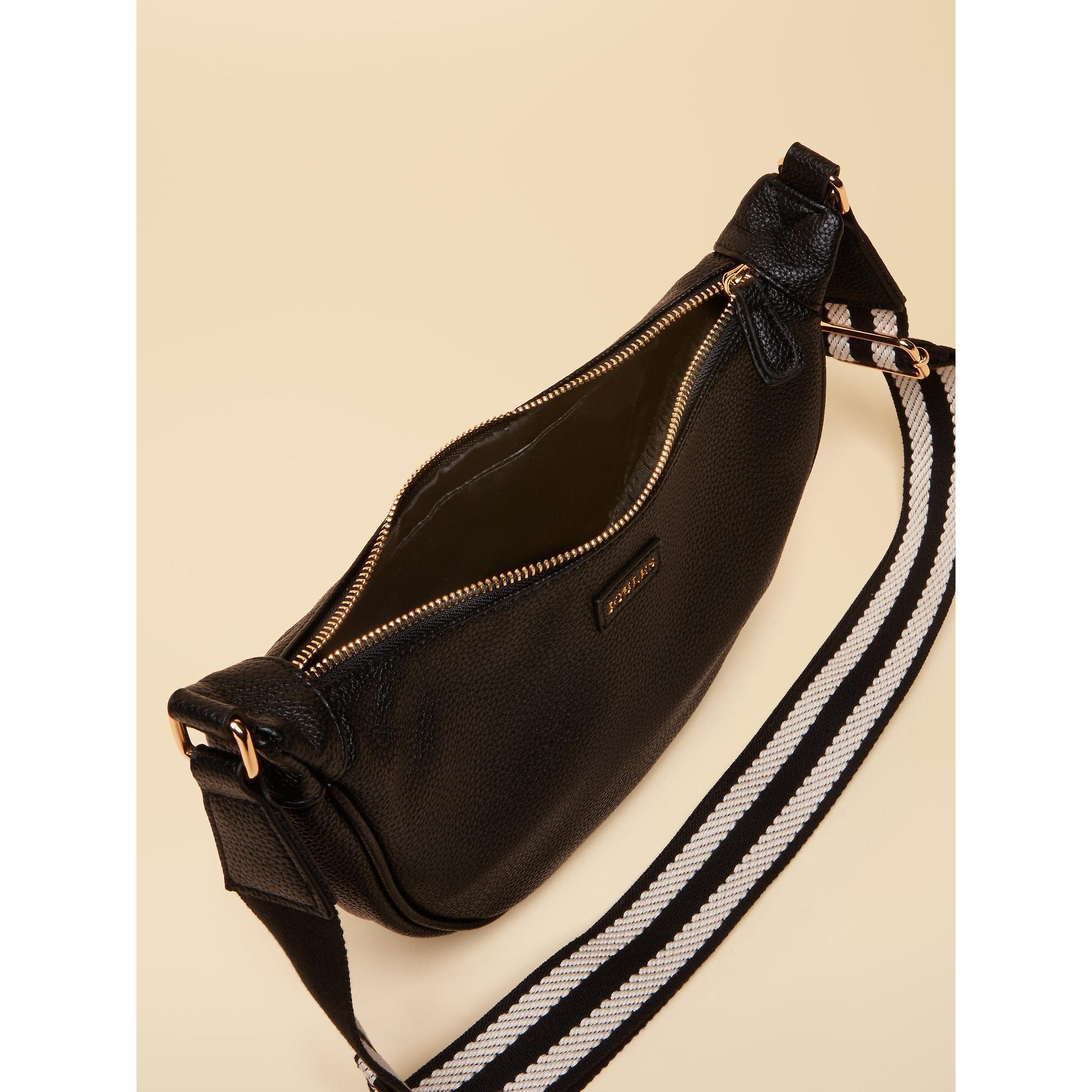 Product image 8 of 8 of Joules Women's Jade Half Moon Adjustable Cross Body Bag - Black