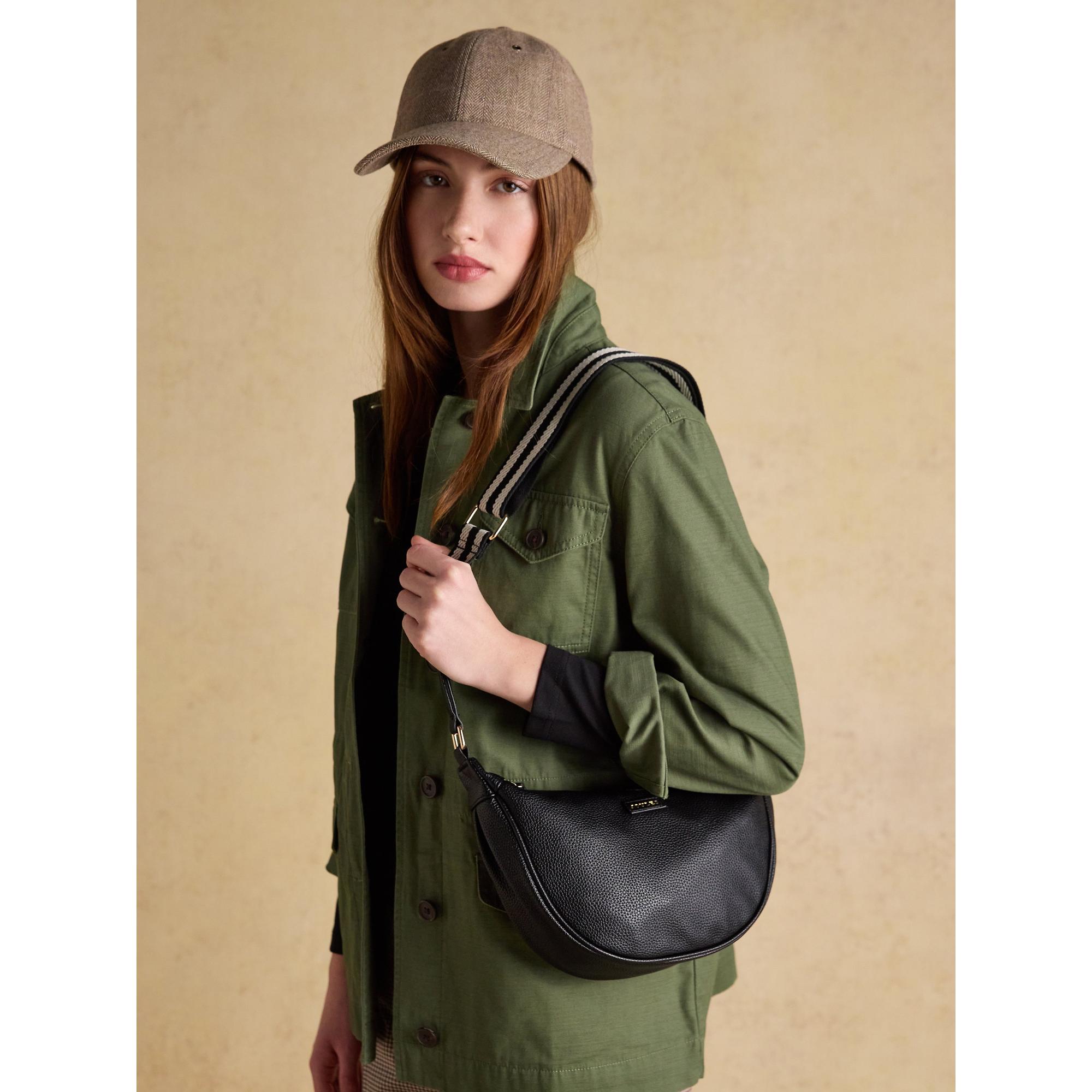 Product image 2 of 8 of Joules Women's Jade Half Moon Adjustable Cross Body Bag - Black