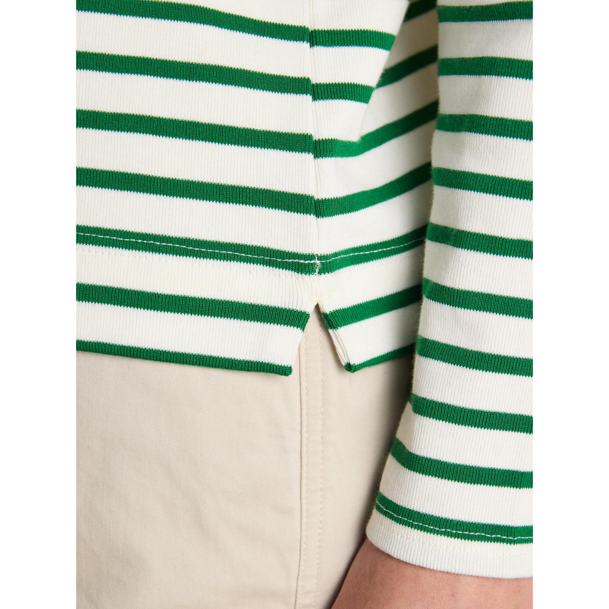 Product image 7 of 7 of Joules Women's Christmas Harbour Boat Neck Breton Top - Green/White Bauble