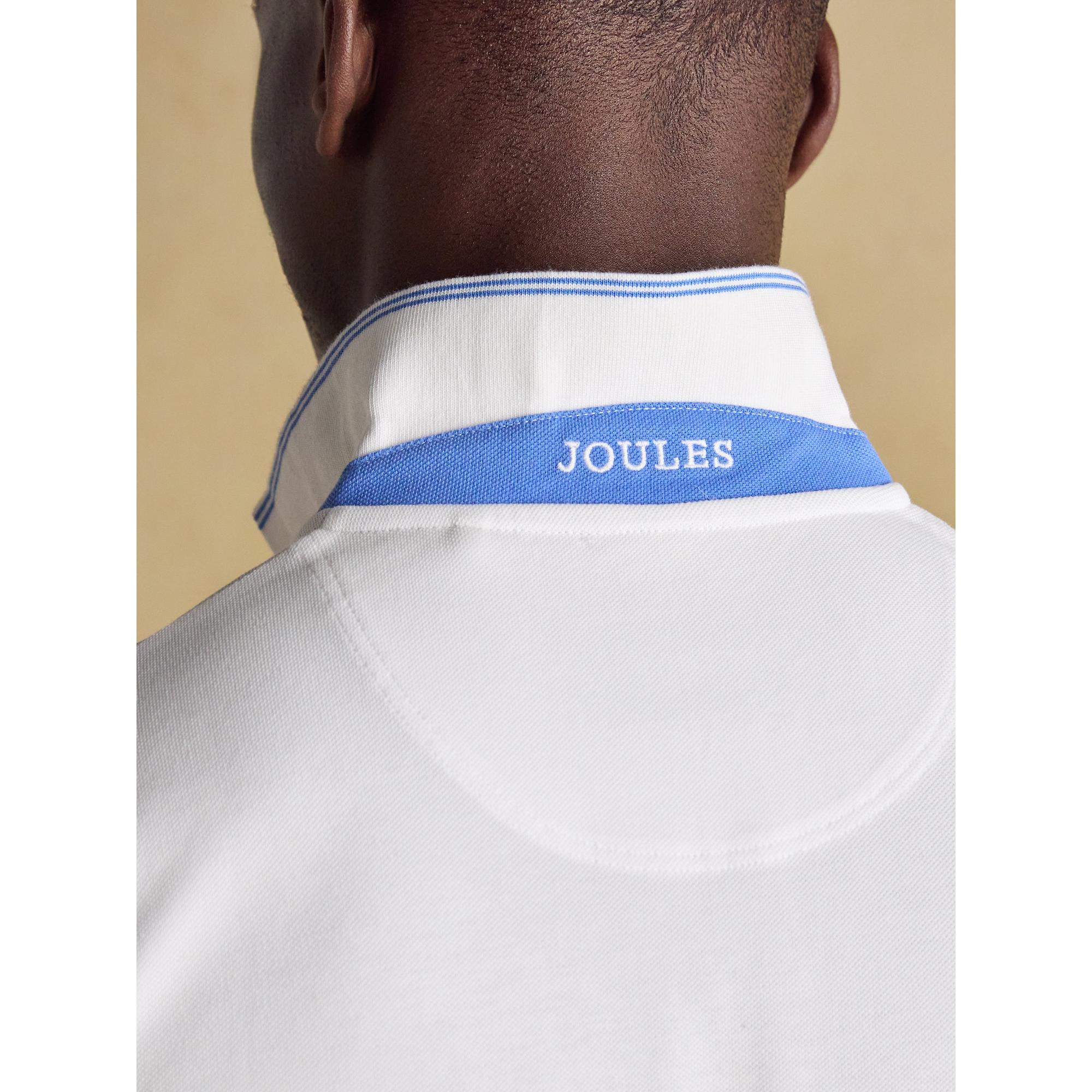 Product image 9 of 9 of Joules Men's Woody Cotton Pique Polo Shirt - White