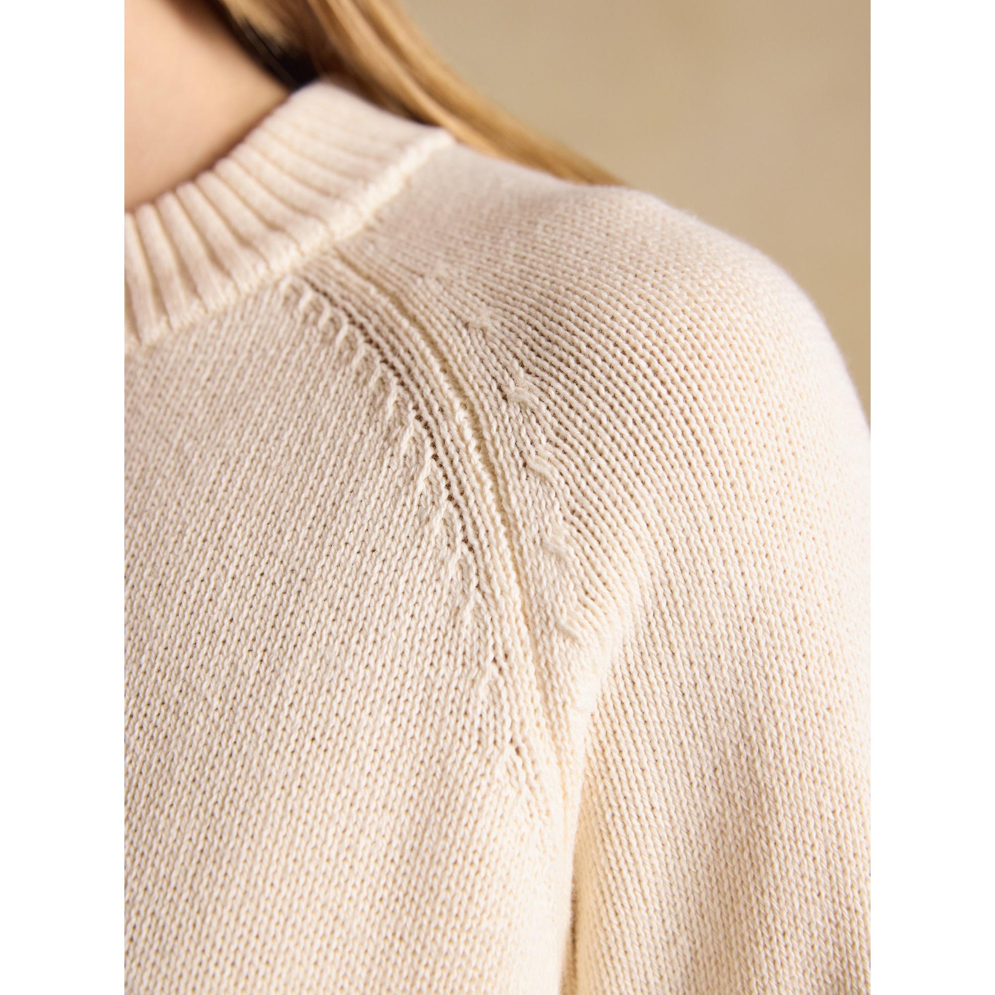 Product image 10 of 10 of Joules Women's April Showers Jonty Fox Embroidered Crew Neck Jumper - Cream