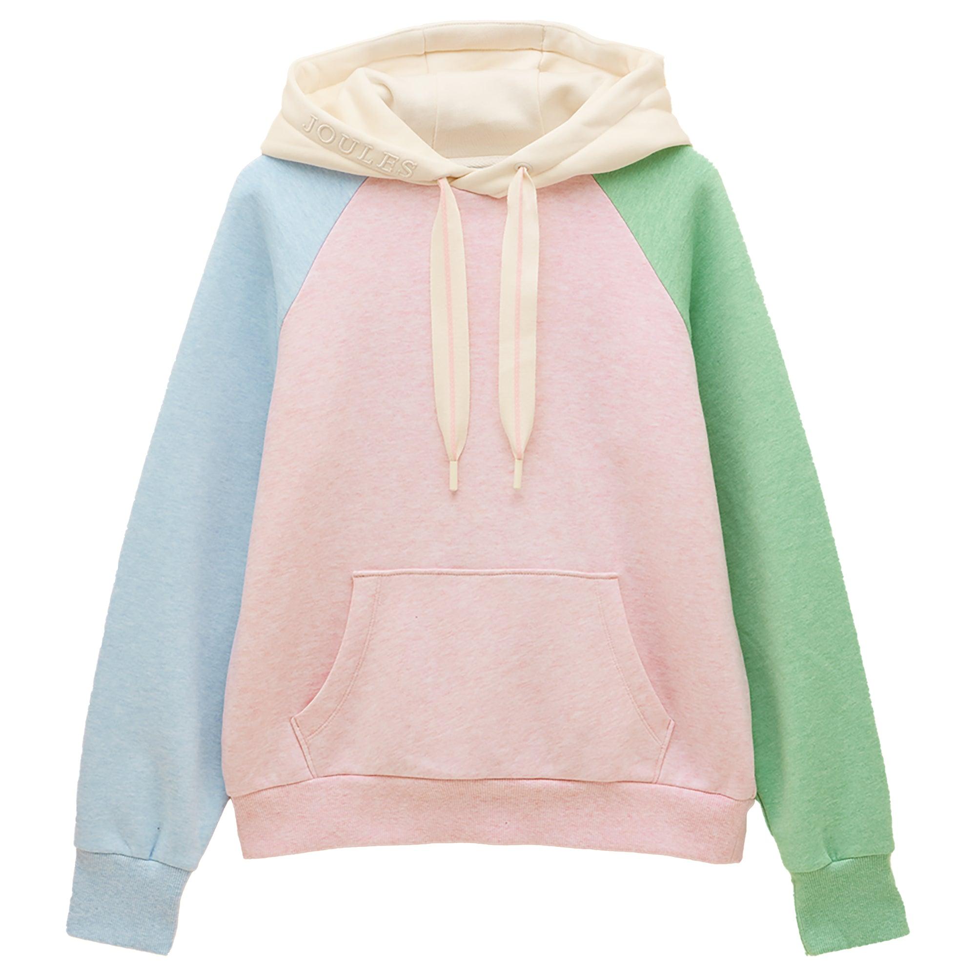 Product image 1 of 7 of Joules Women's Milbourne Cotton Blend Hoodie - Colourblock