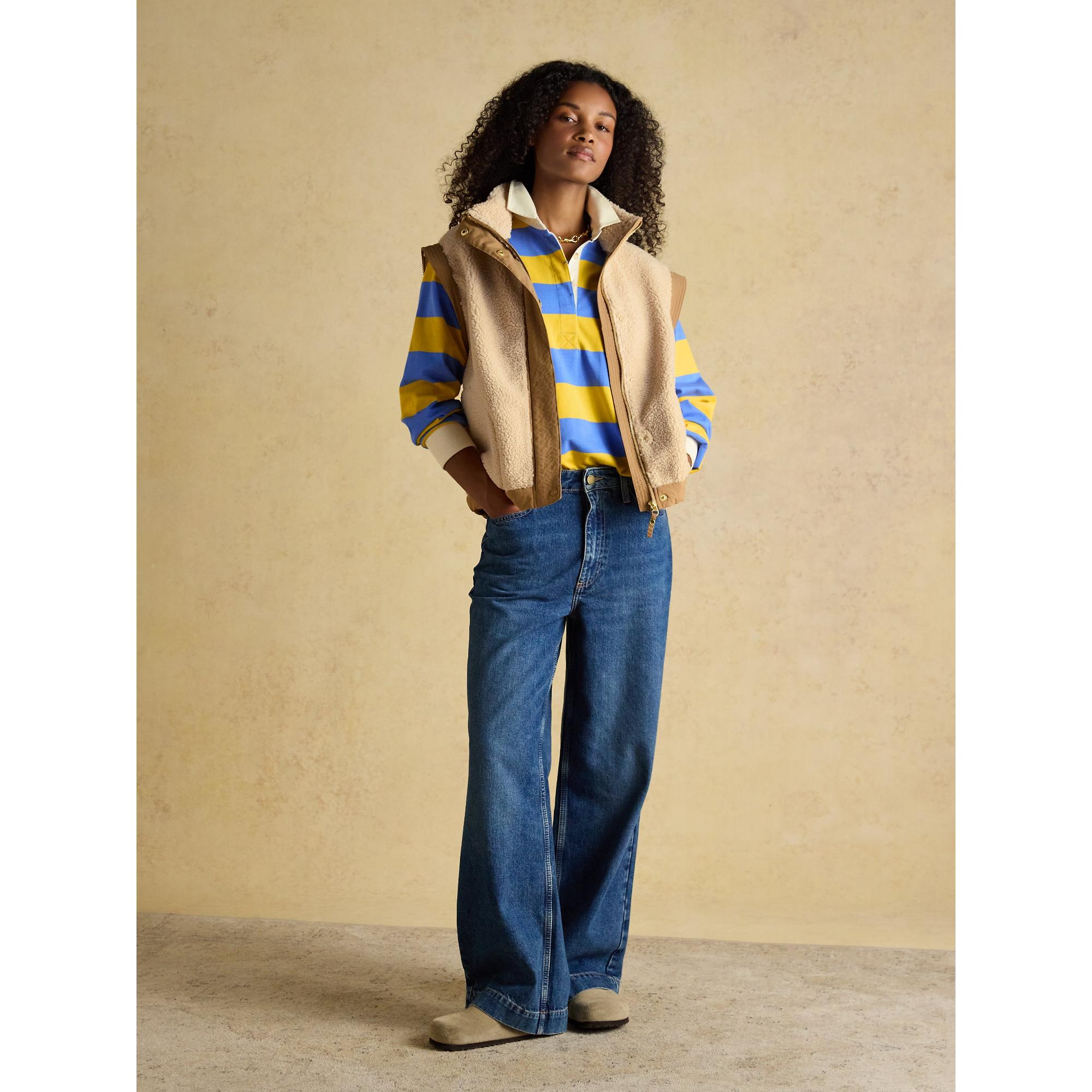 Product image 4 of 12 of Joules Women's 2 in 1 Borg Full Zip Fleece Jacket - Cream