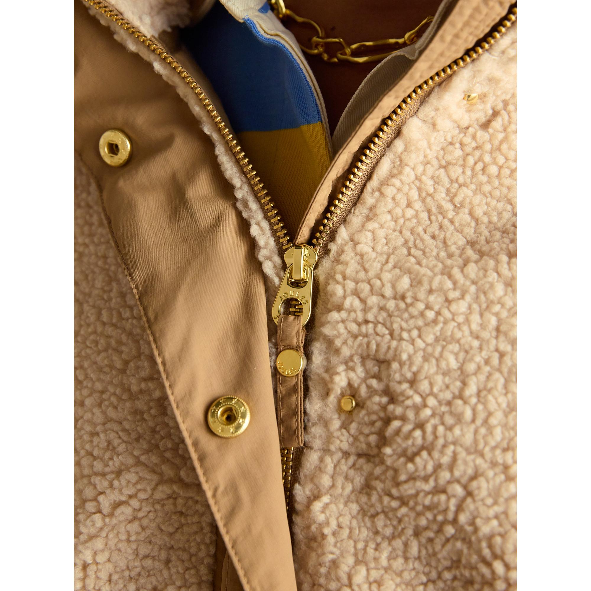 Product image 5 of 12 of Joules Women's 2 in 1 Borg Full Zip Fleece Jacket - Cream