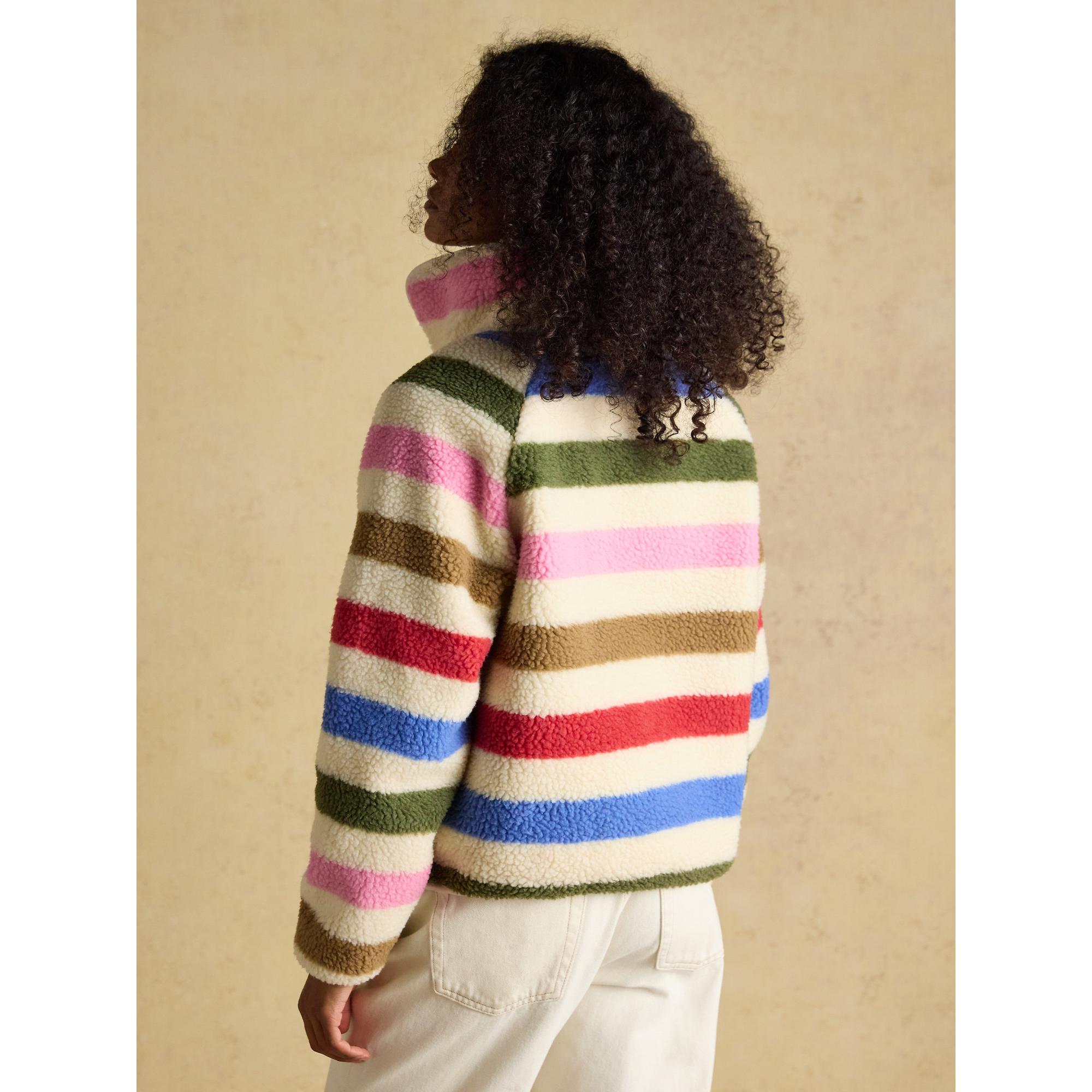 Product image 3 of 9 of Joules Women's Borg Fleece Jacket - Multi Bright
