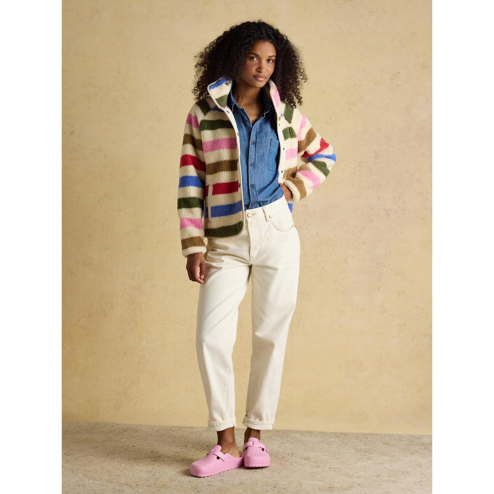 Product image 4 of 9 of Joules Women's Borg Fleece Jacket - Multi Bright