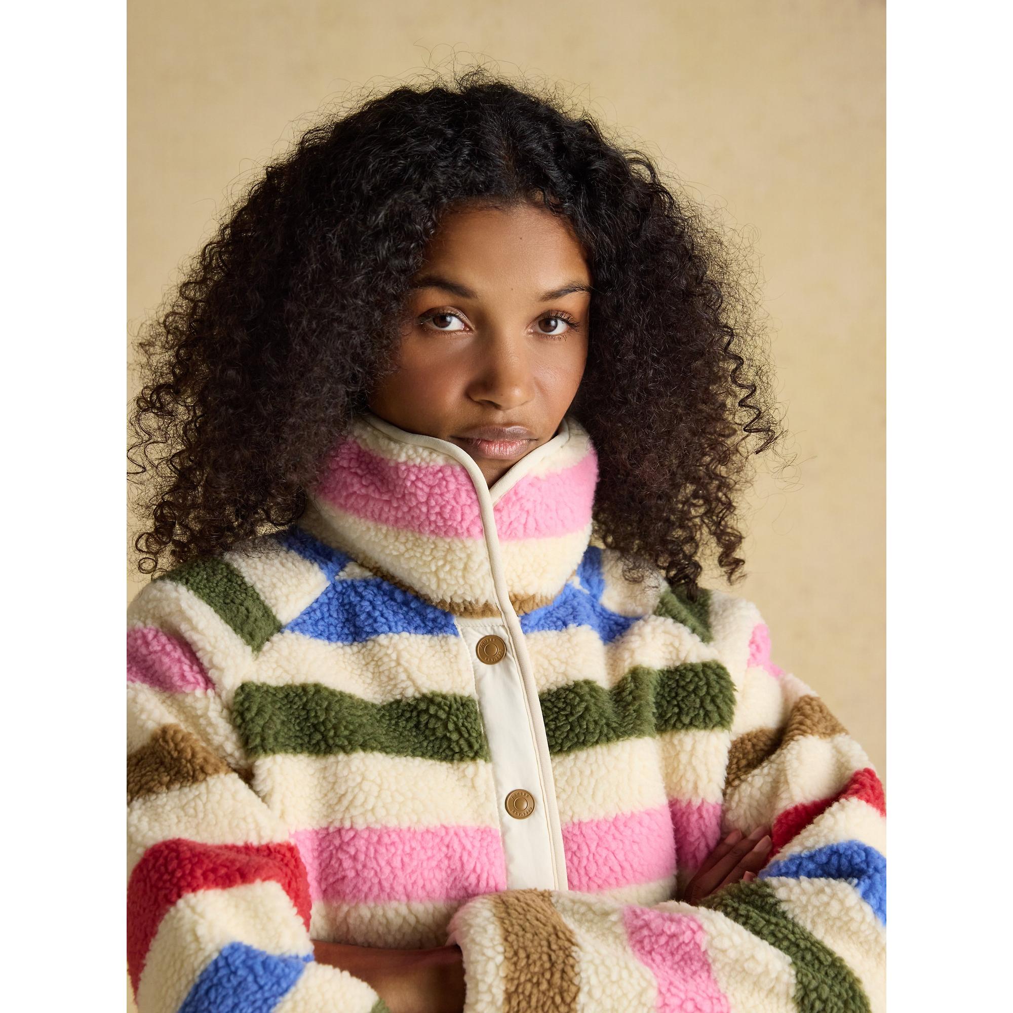 Product image 6 of 9 of Joules Women's Borg Fleece Jacket - Multi Bright